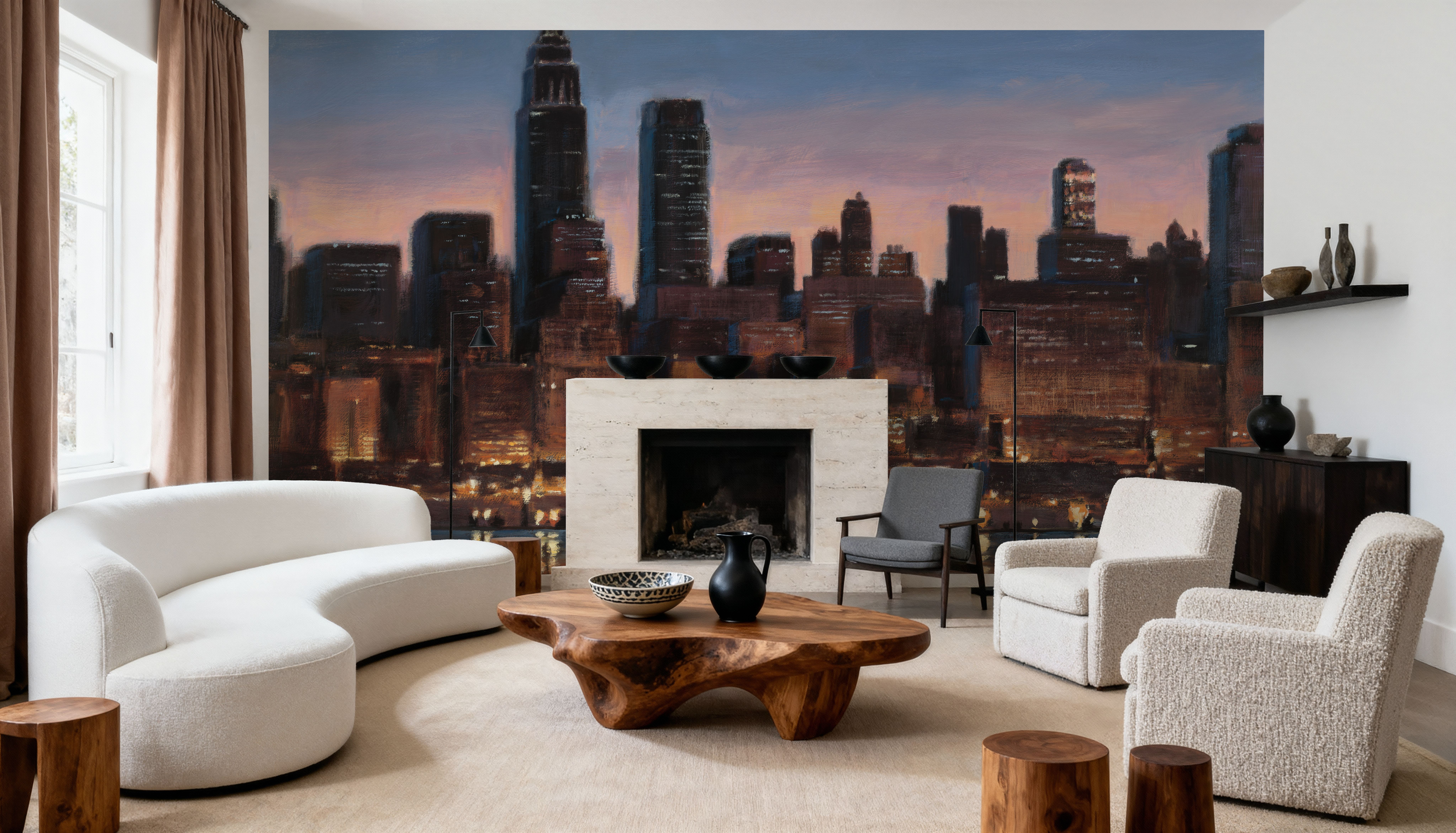 Manhattan Evening Reflection