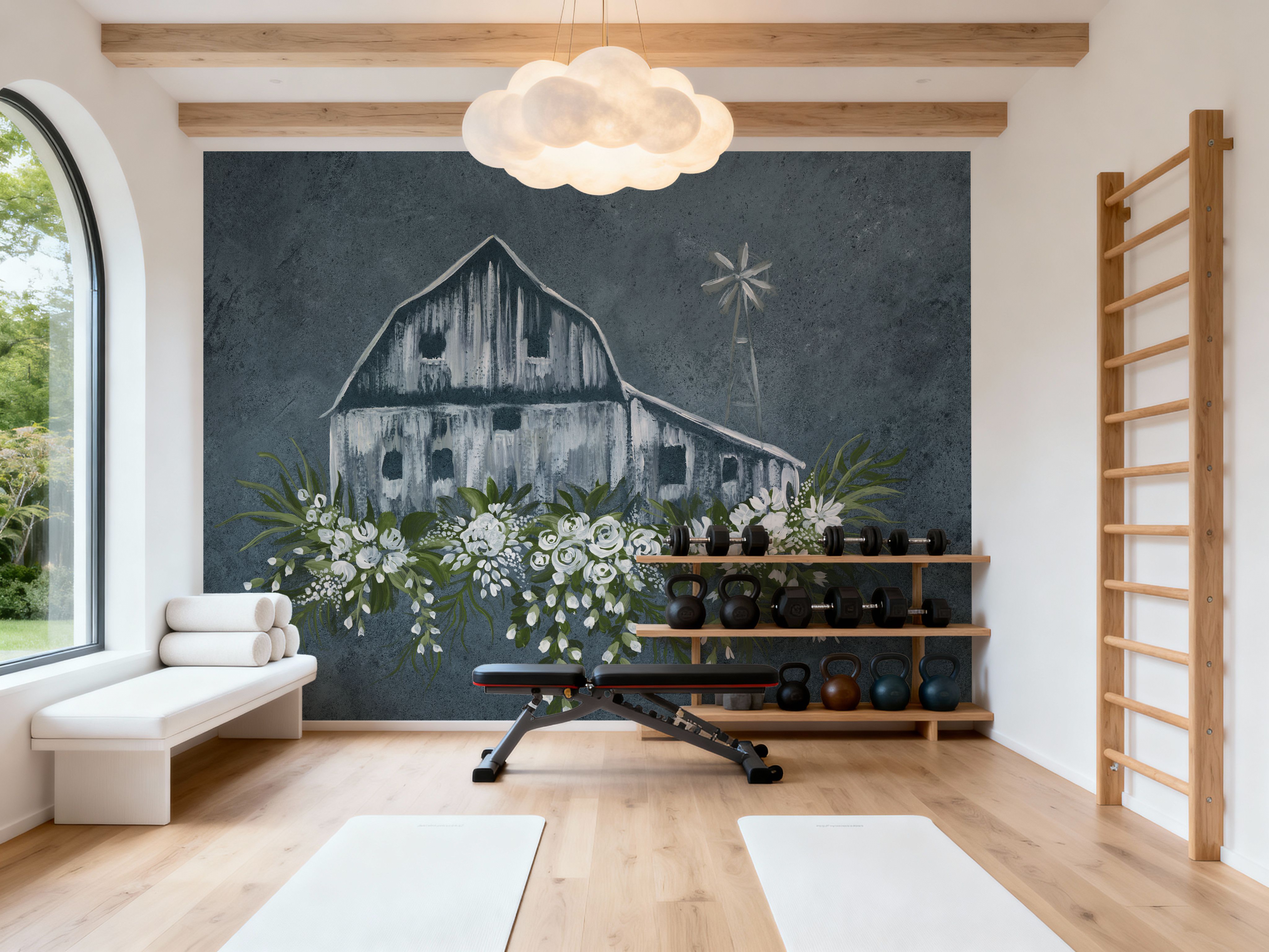 Adorned Barn Sketch Denim