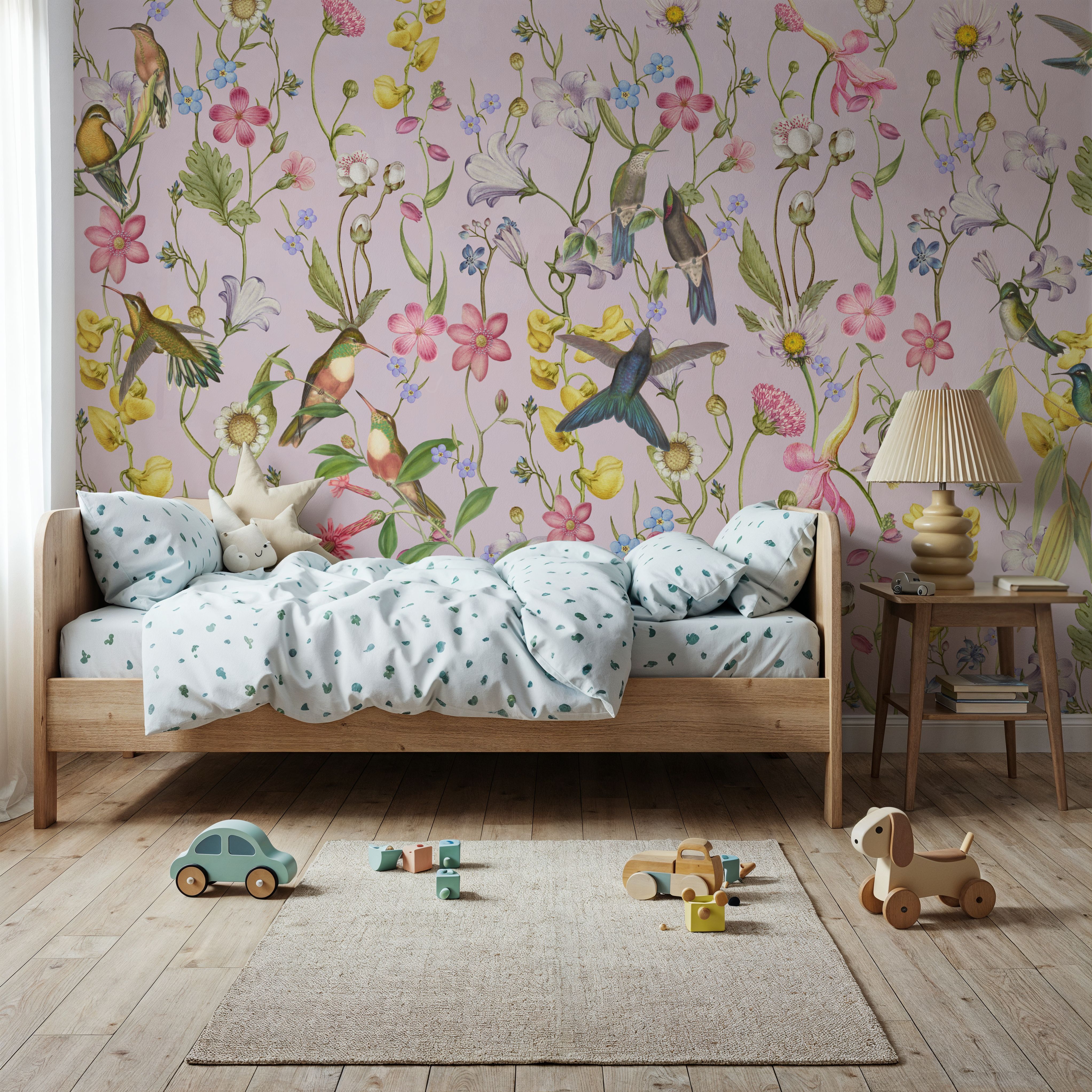 Bird Garden Dark Purple