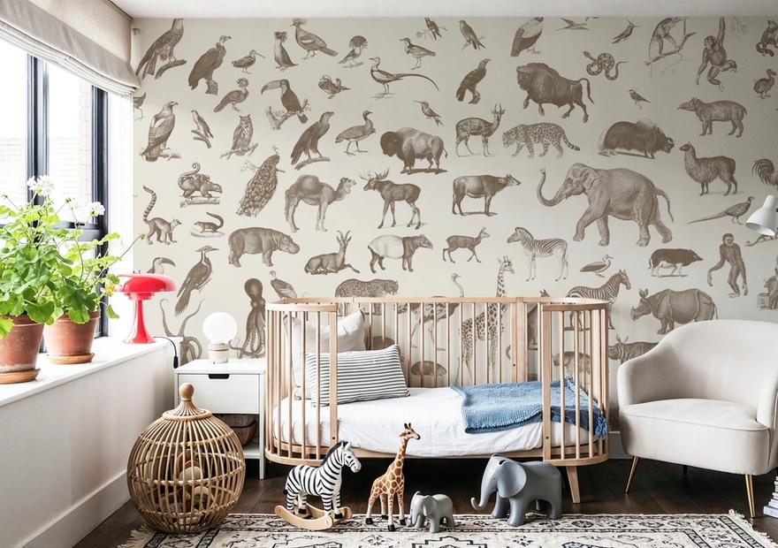 Vintage Animals, Beige