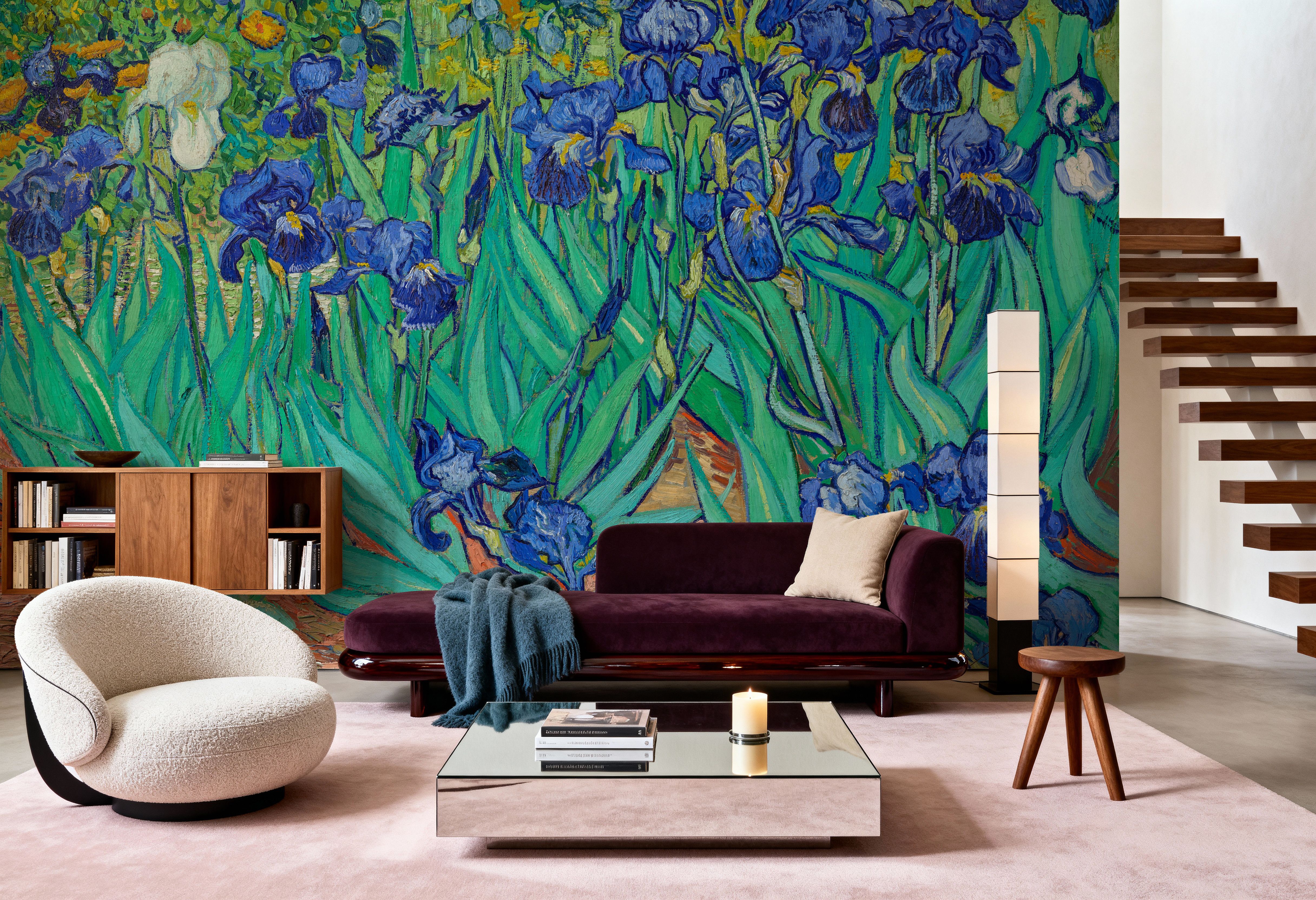Irises, Wallpaper