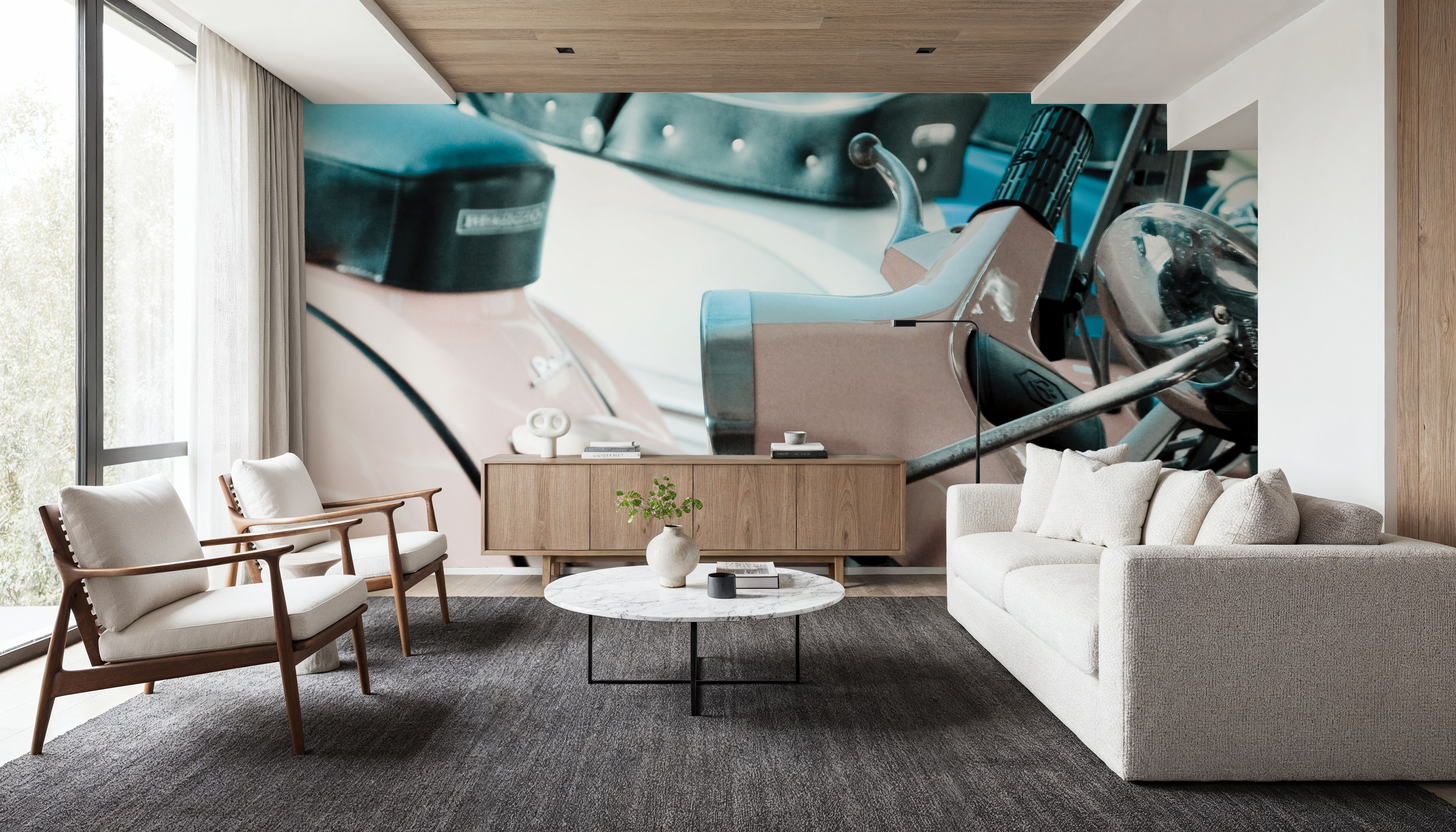 Italian Scooter I, Behang