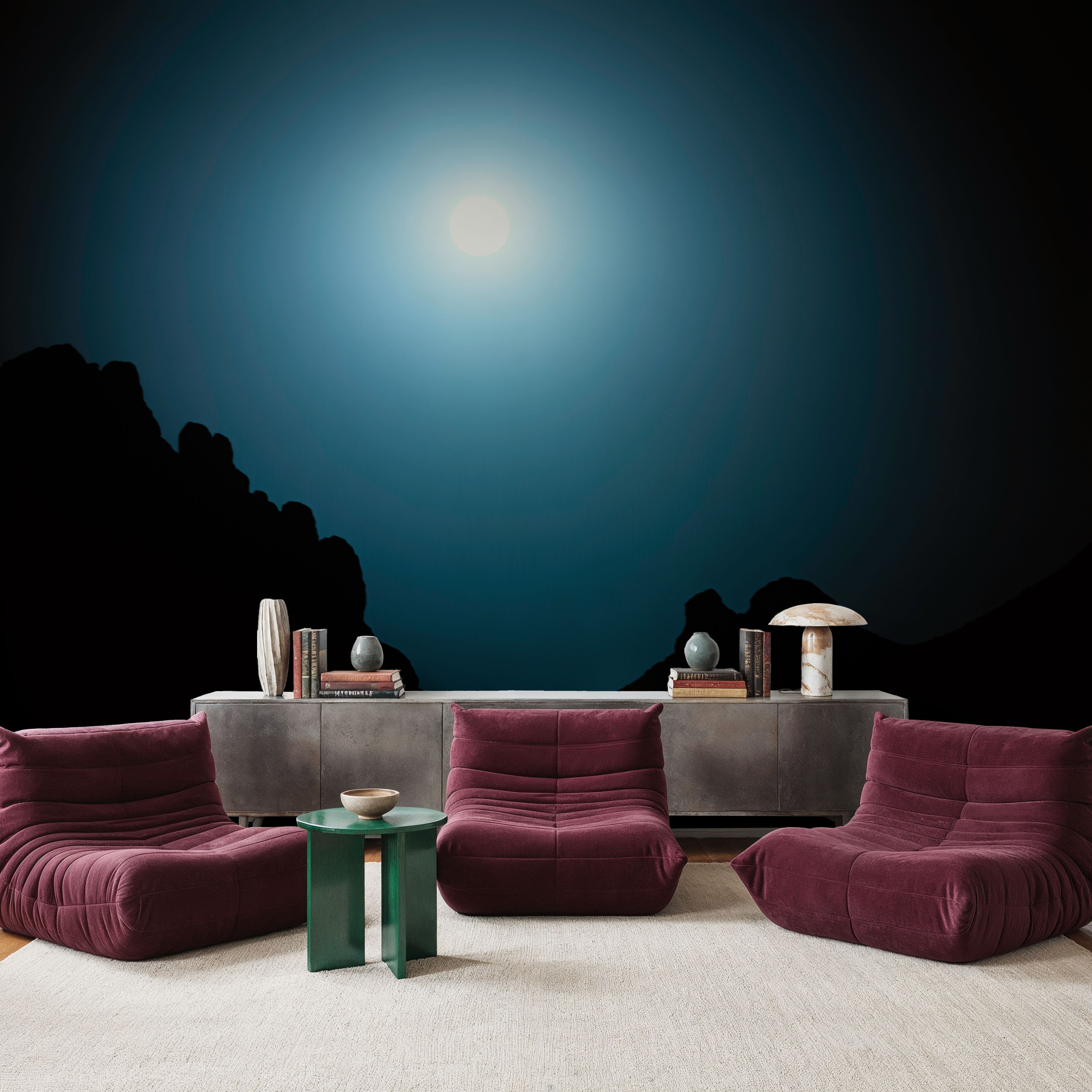 Desert Blue Moon