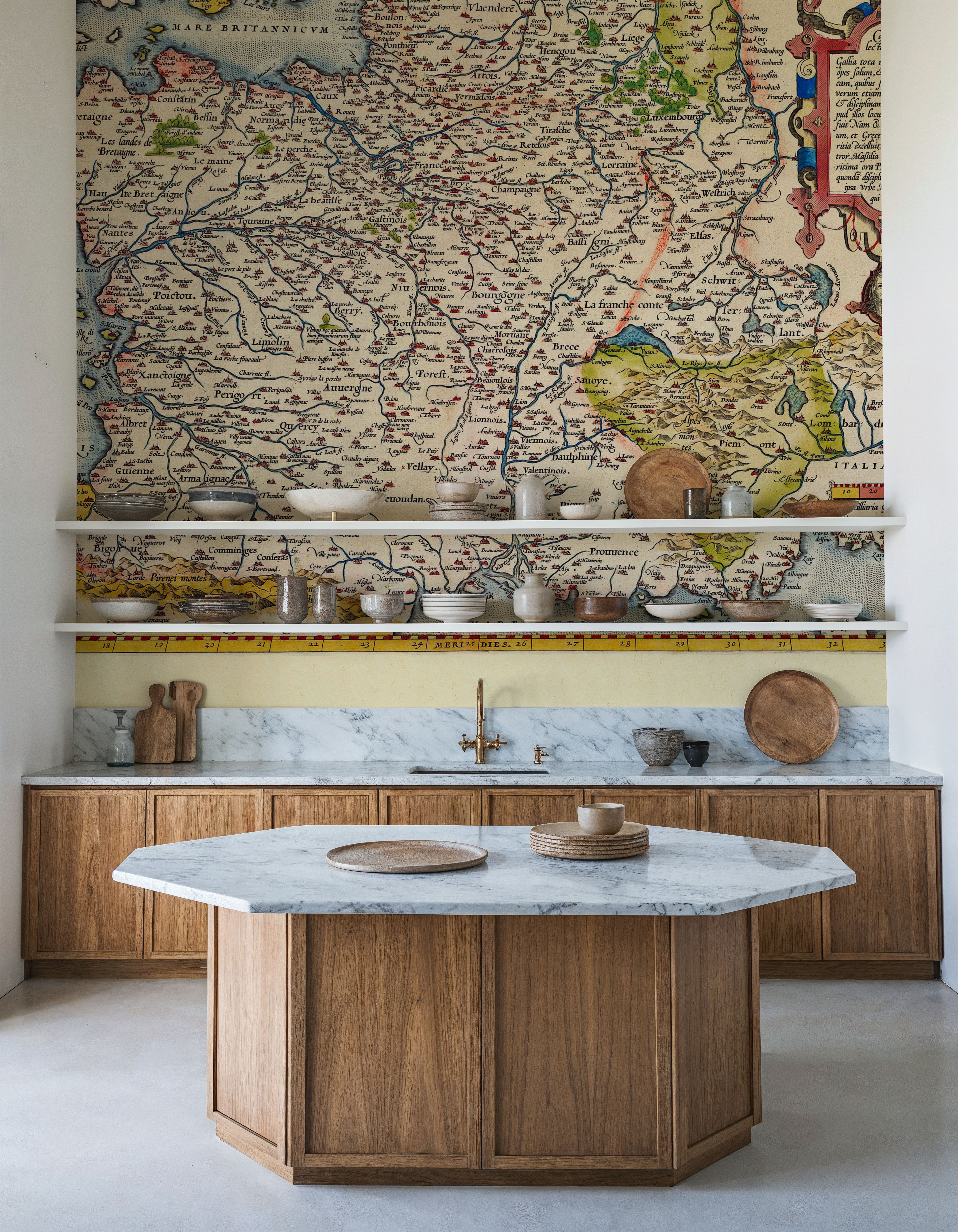 Old Map of France, 1570