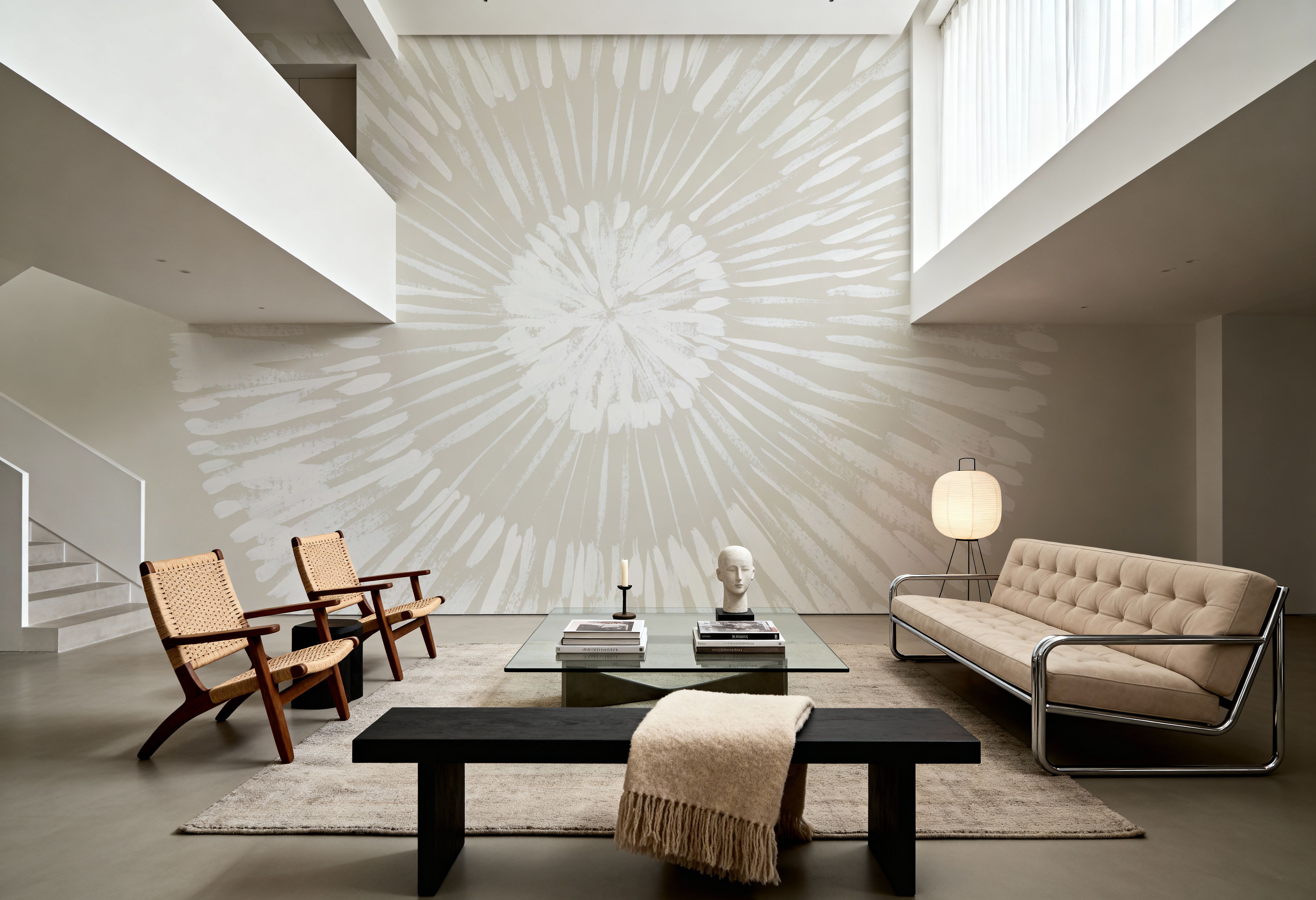 Coastal Block Print II Neutral