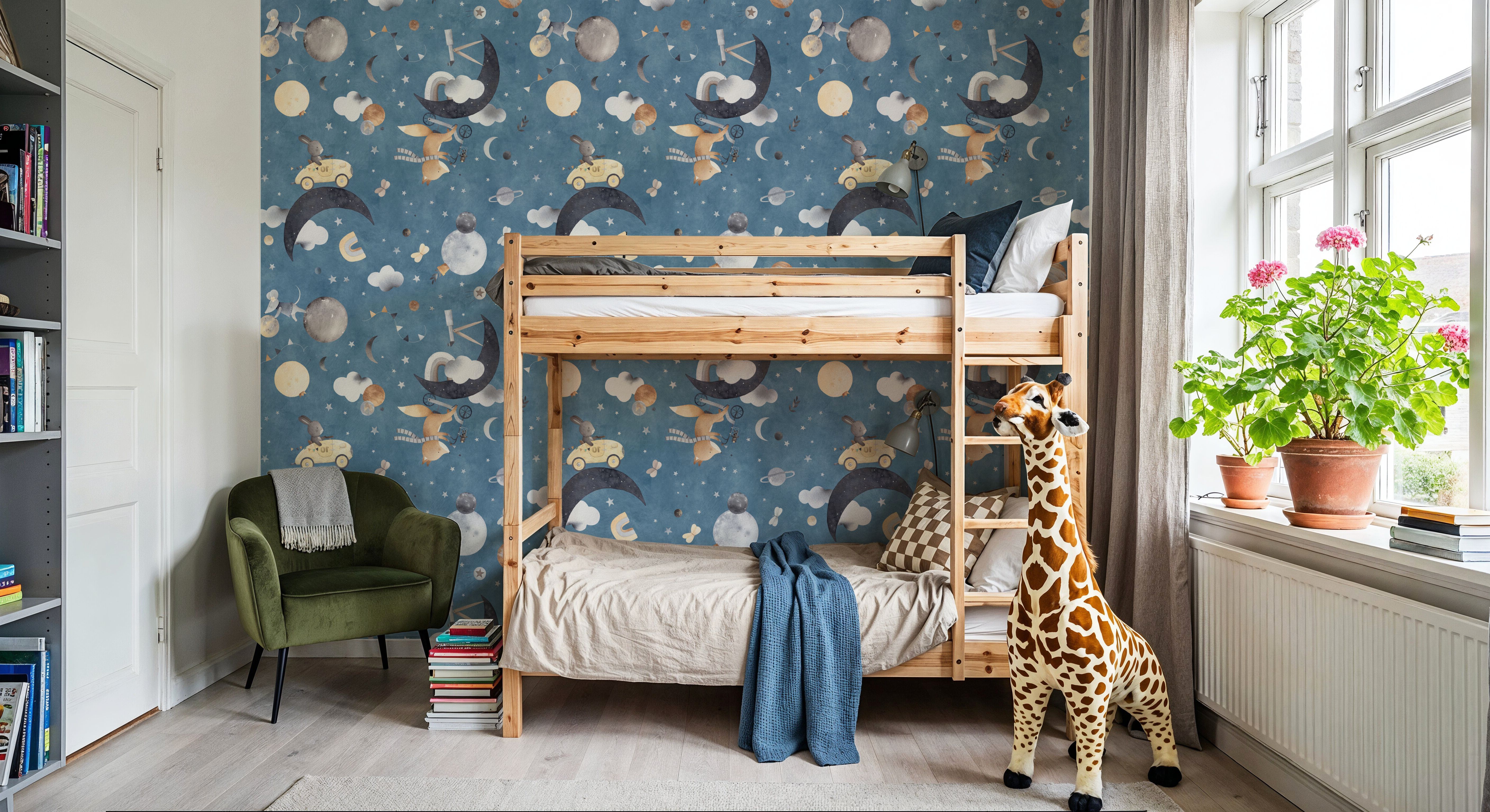 To the Moon, Denim Blue