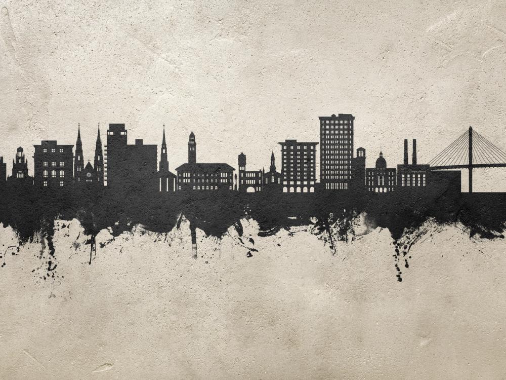 Savannah Georgia Skyline Concrete
