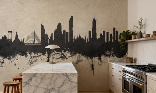 Bangkok Thailand Skyline Concrete