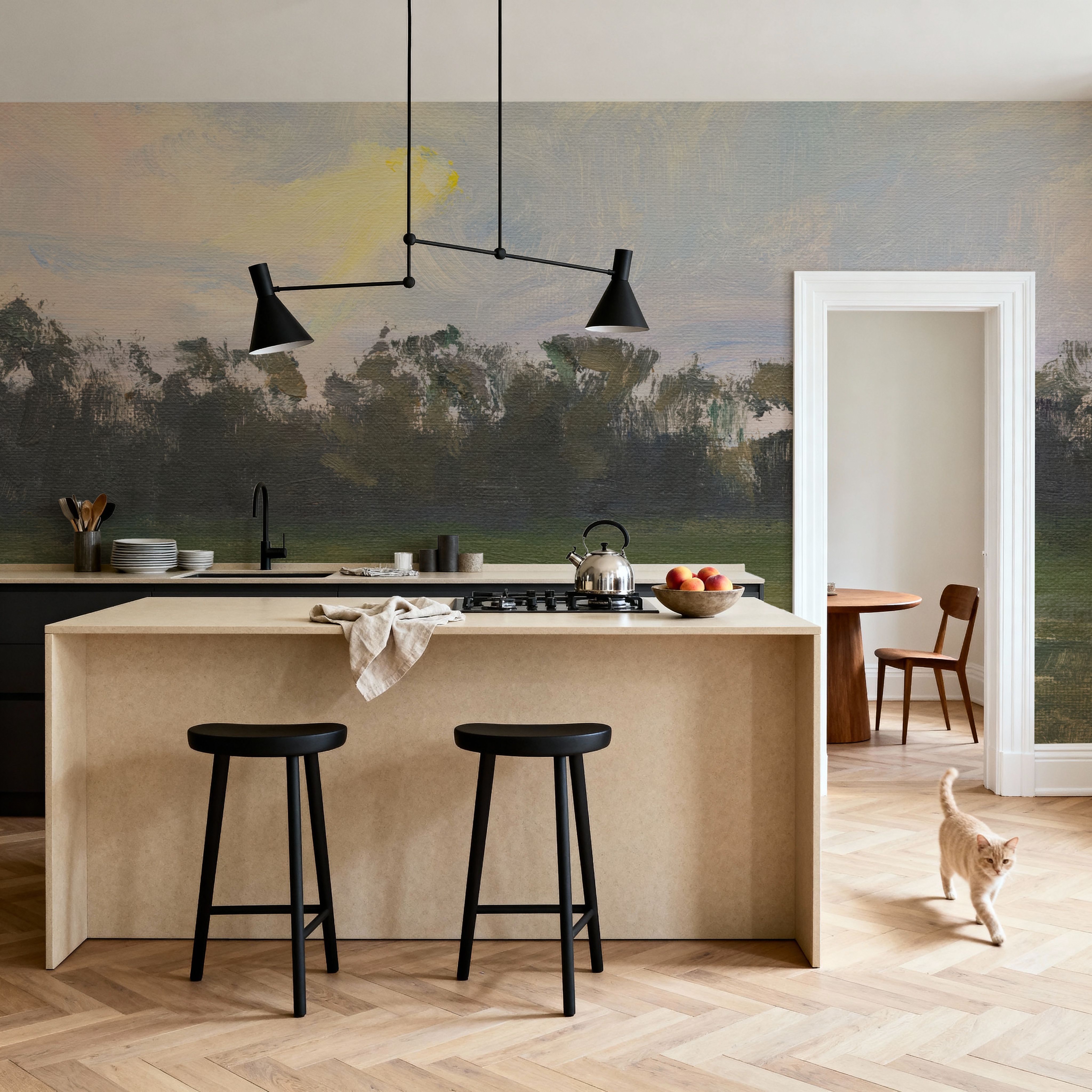 Sun and Clouds Reflecting