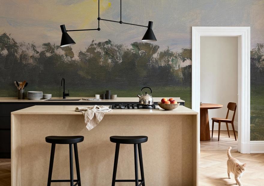 Sun and Clouds Reflecting