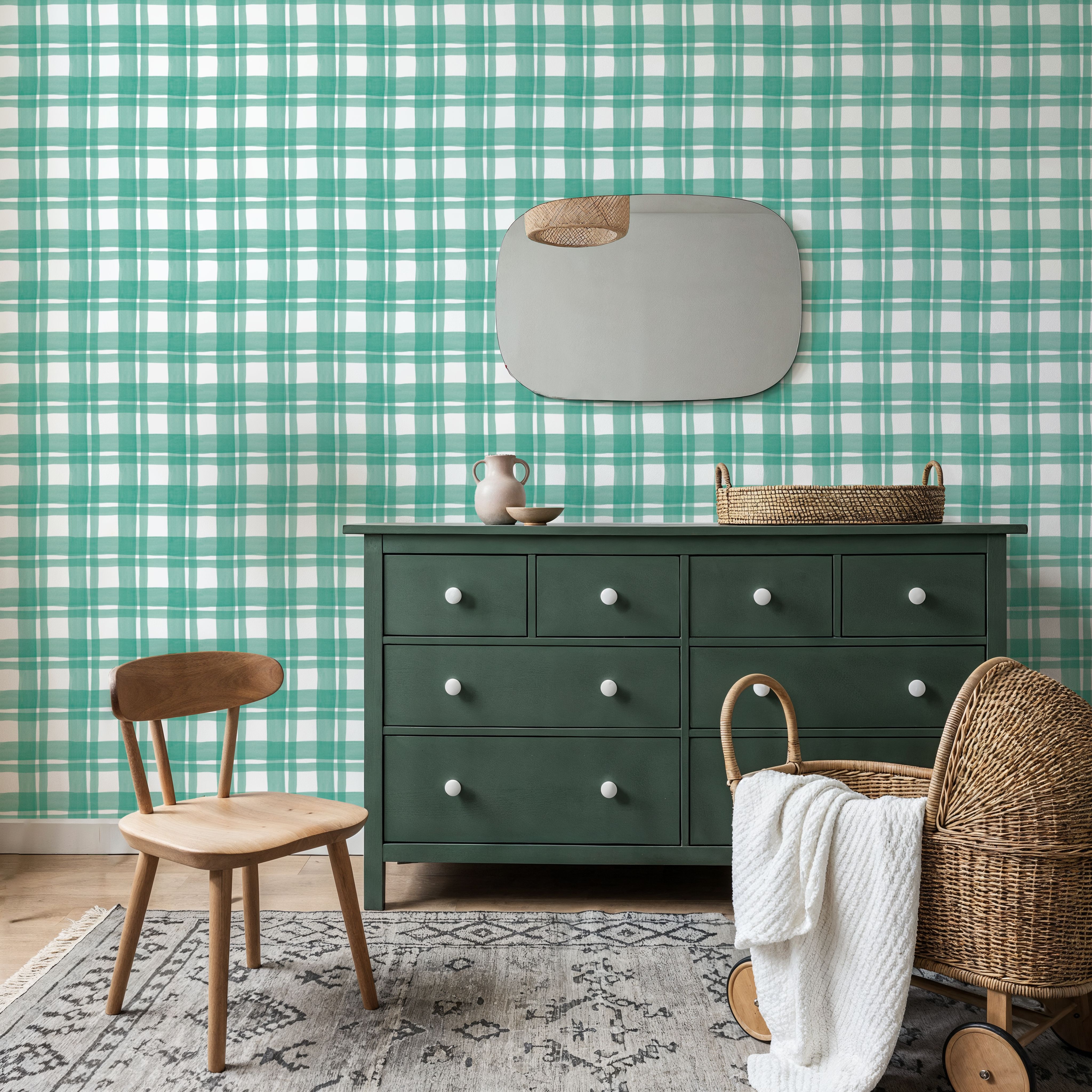 Summer Plaid Turqouise