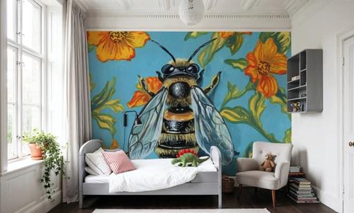 Honeybee on The Wall