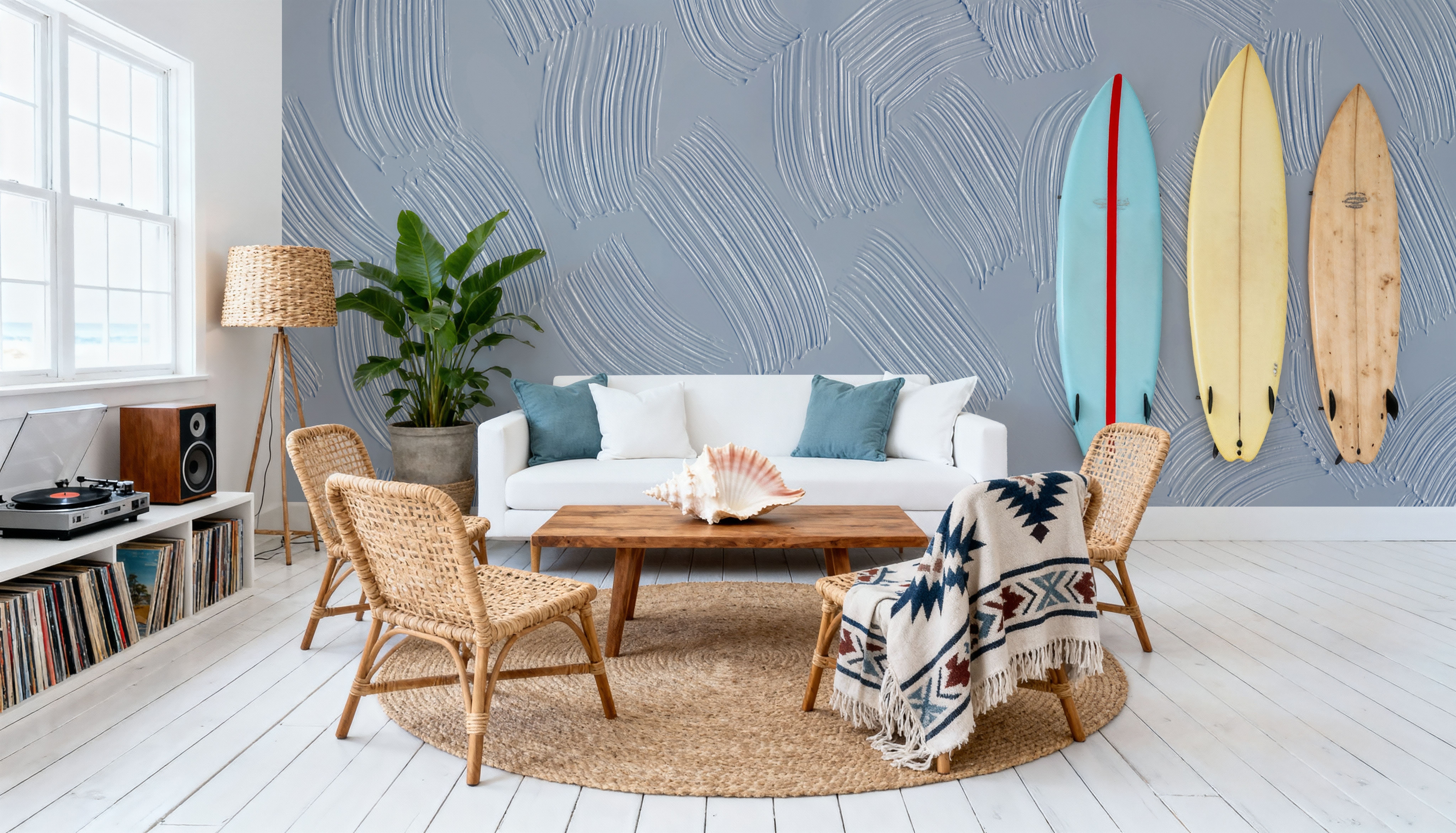 Stylized Brush Strokes, Sky