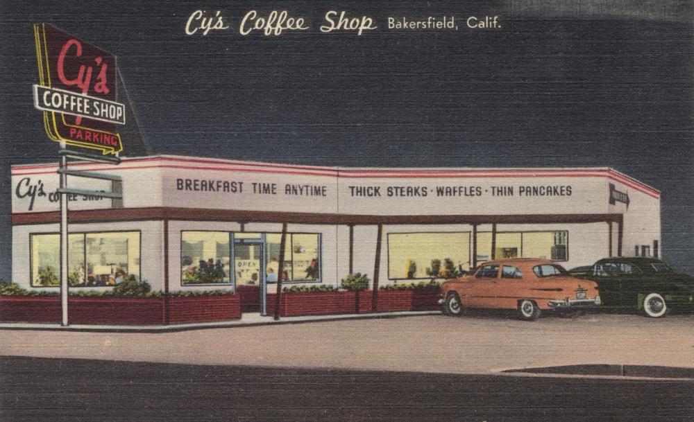 Greetings from the Coffee Shop - Screenprint Postcard