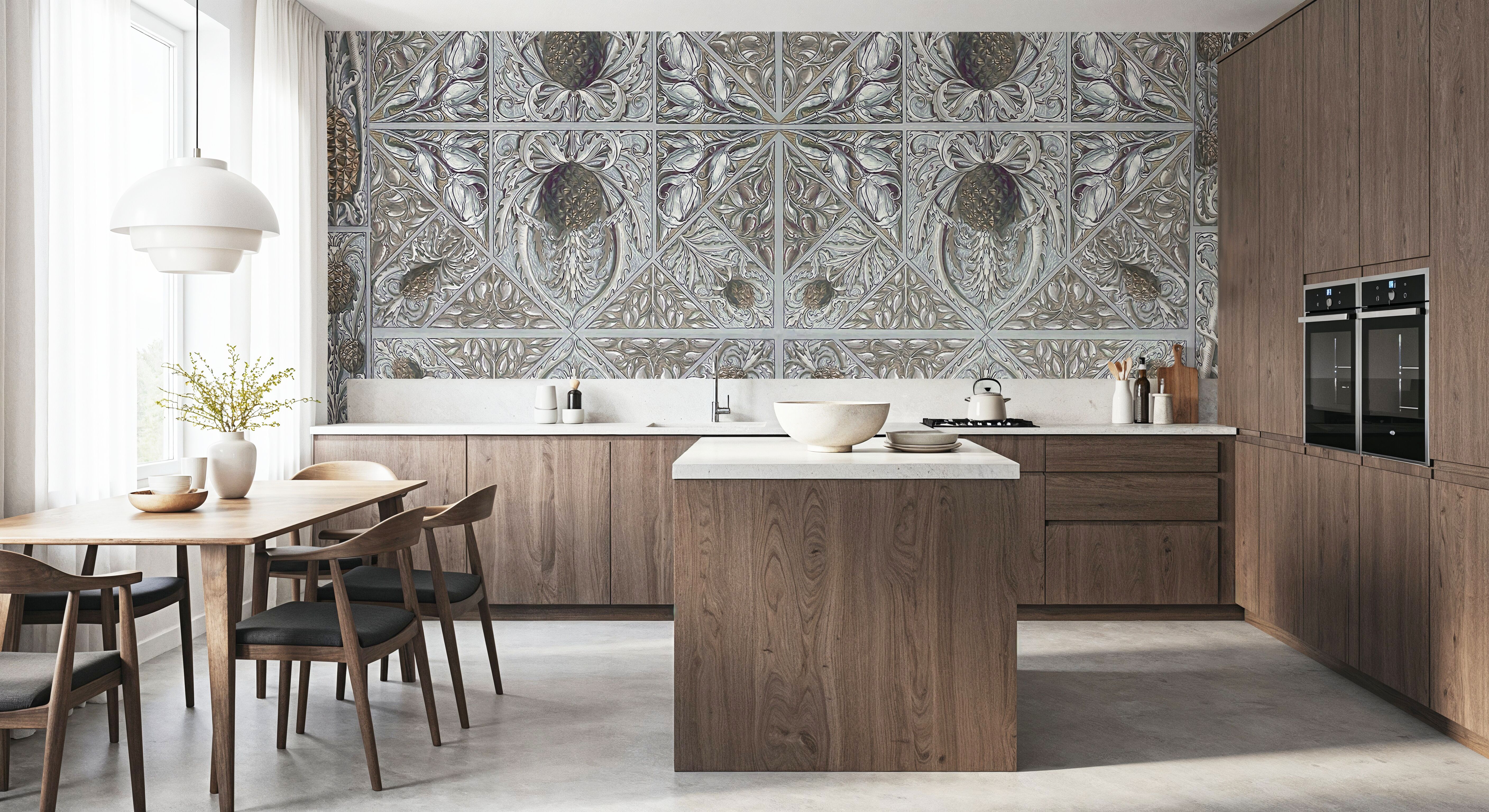 Pineapple Deco, Wallpaper