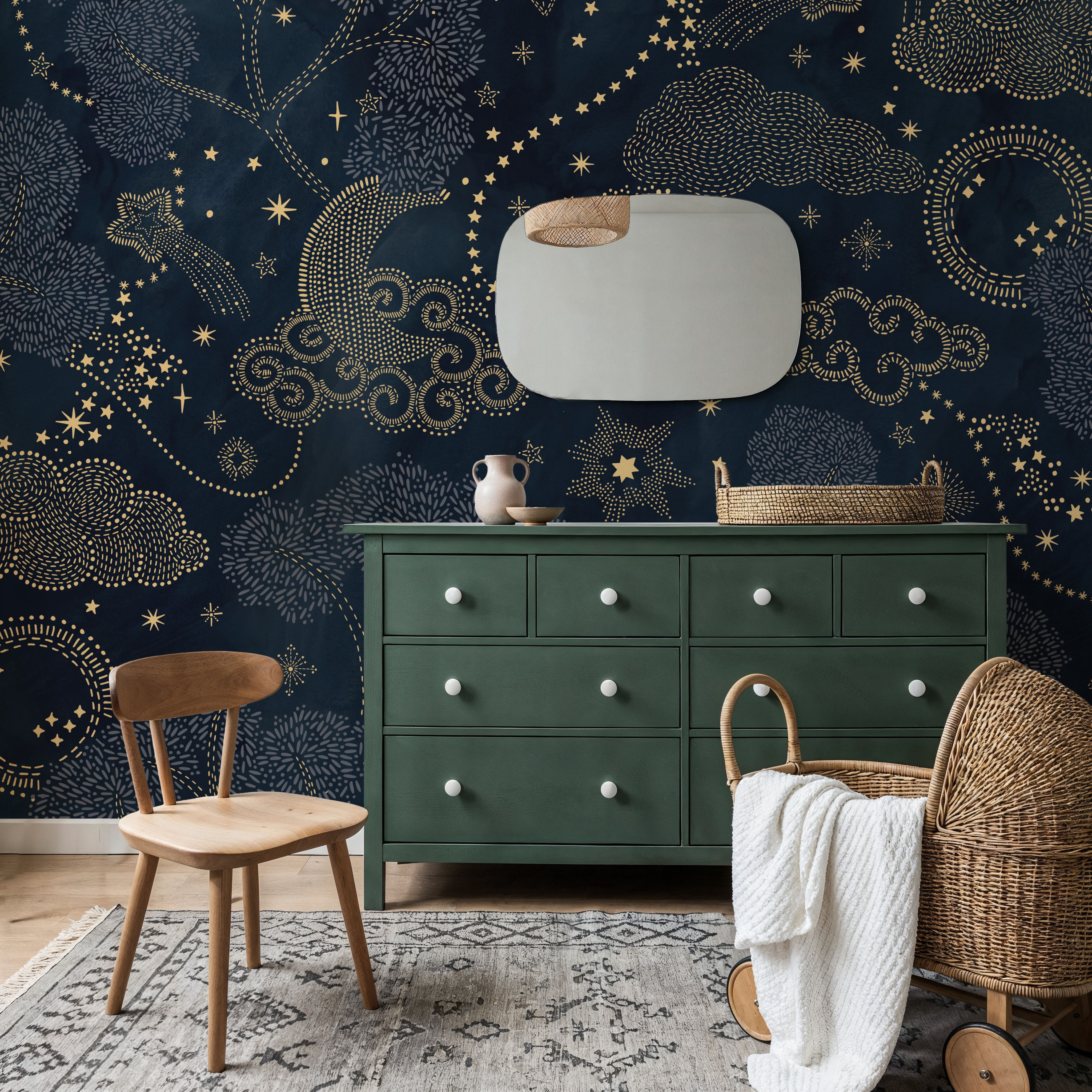 Moonlit Sky, Midnight
