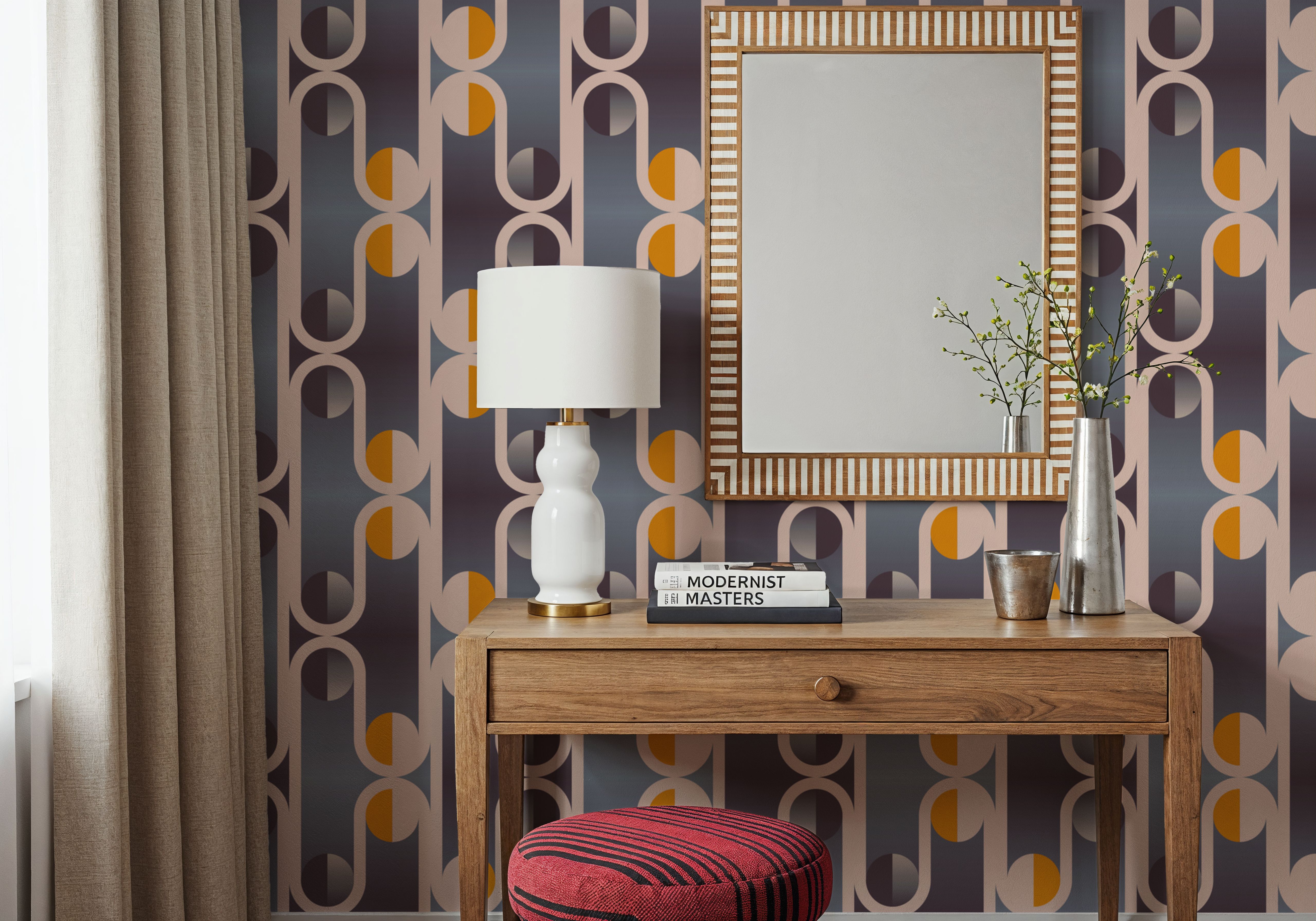 Art Deco Trellis, Lilac