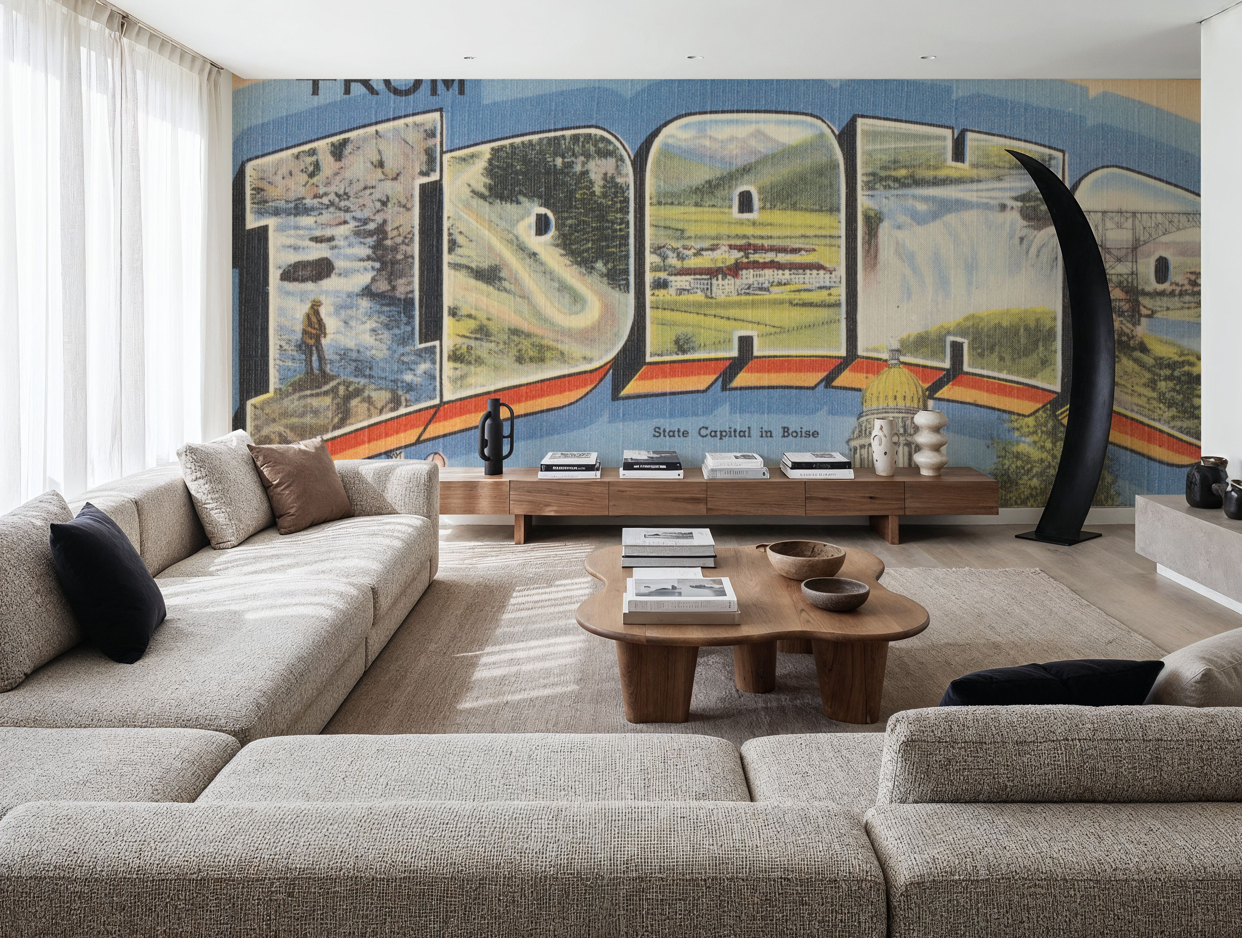 Greetings from Idaho - Screenprint Postcard