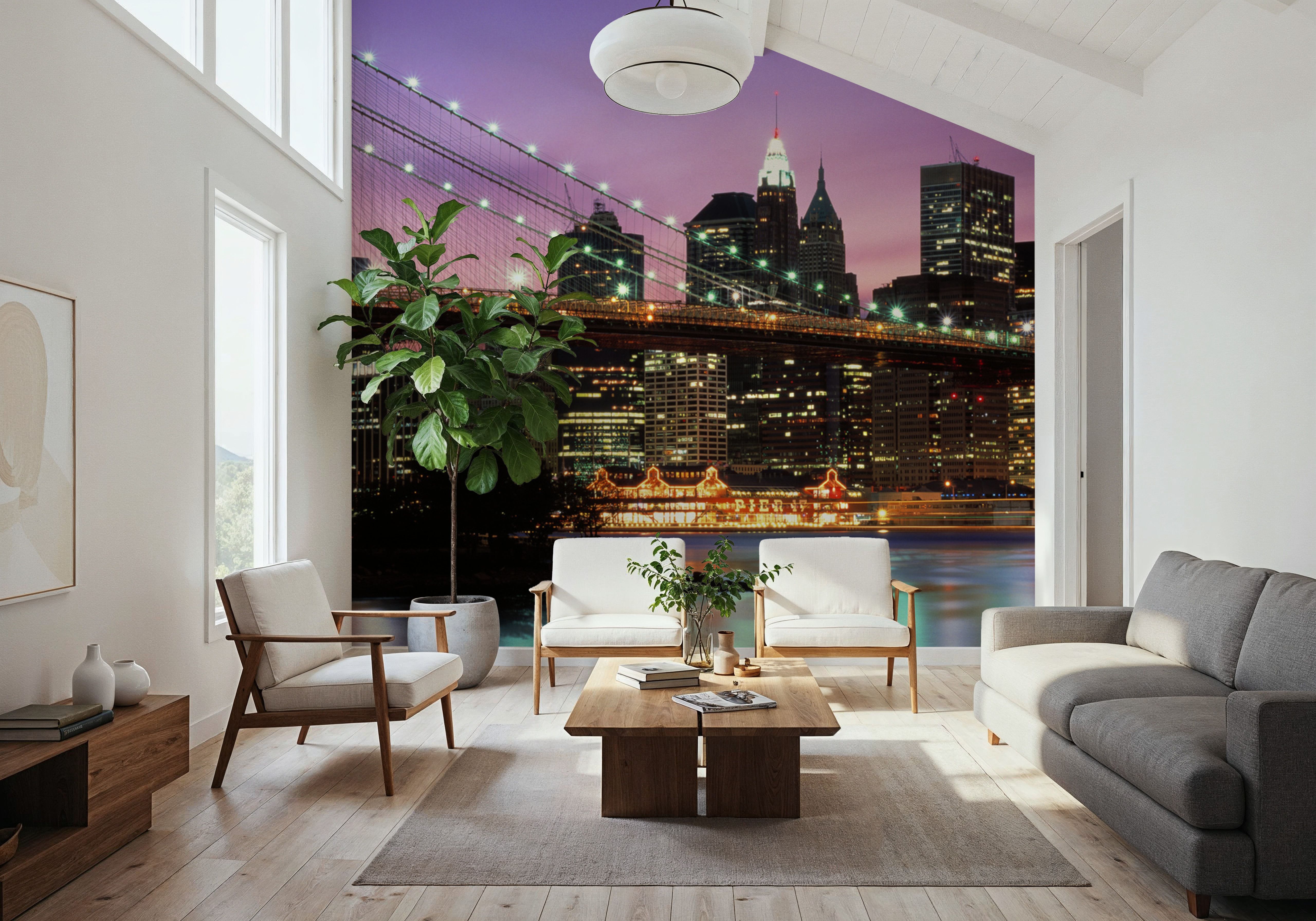 Brooklyn Bridge Twilight, Wallpaper