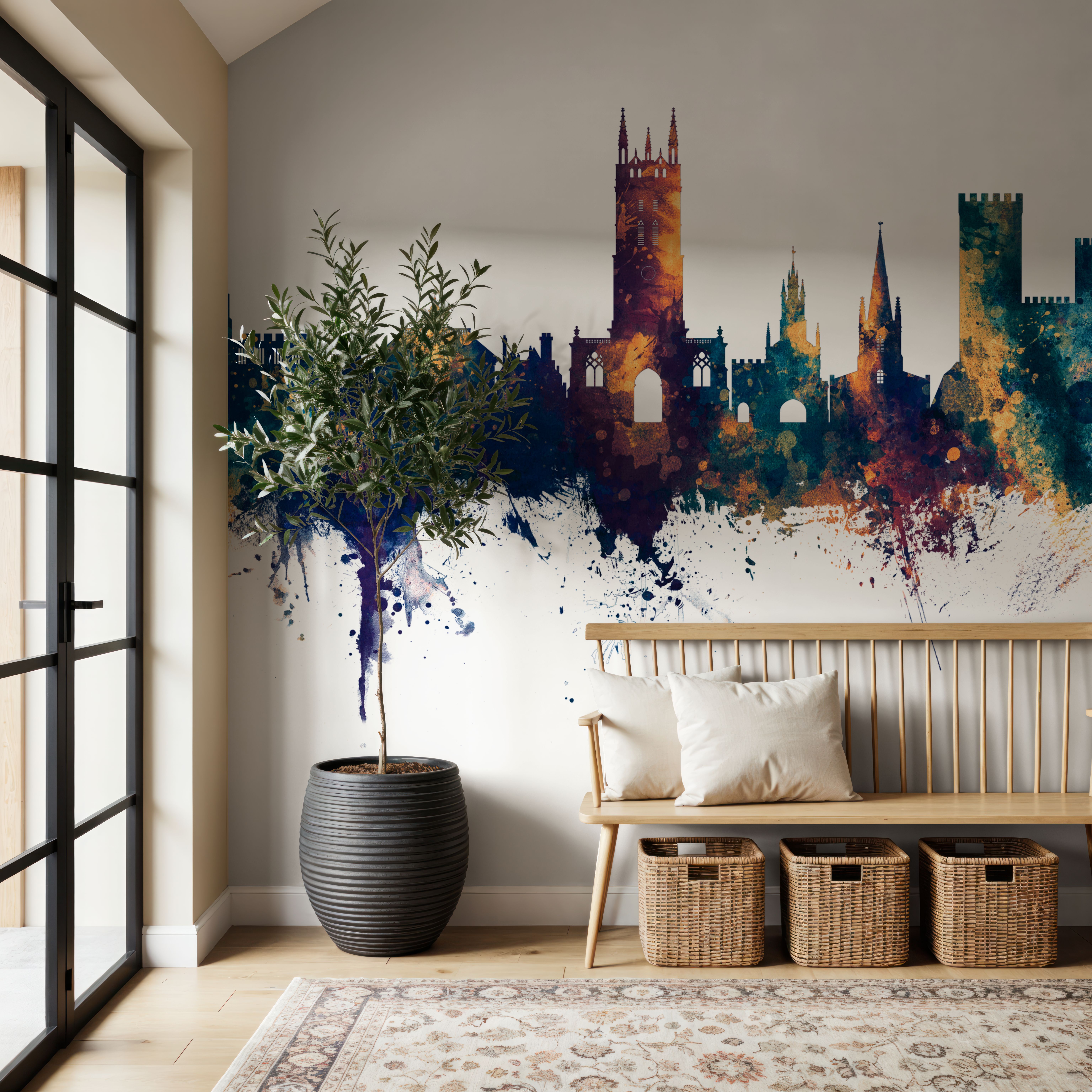 Warwick England Skyline Blue & Bronze