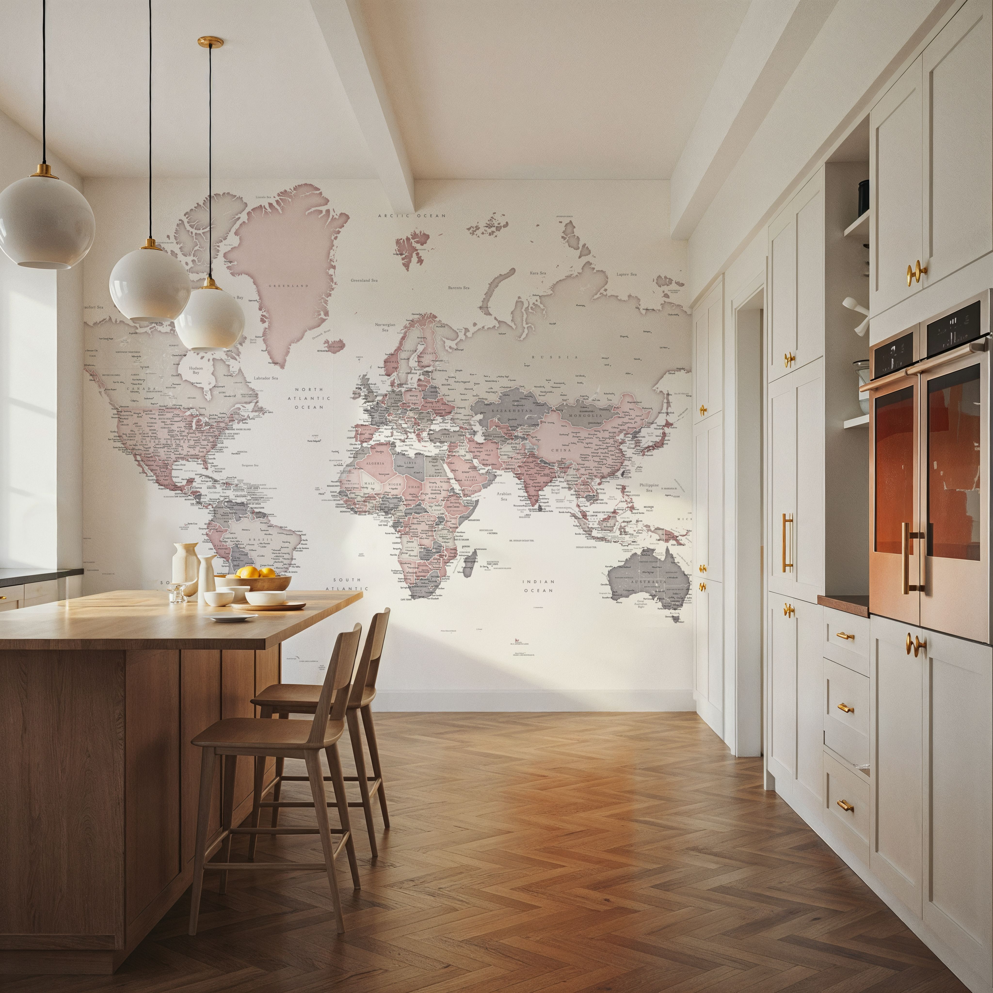 World Map Cities - Betsy