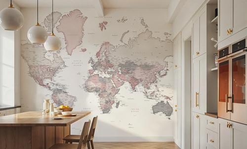 World Map Cities - Betsy