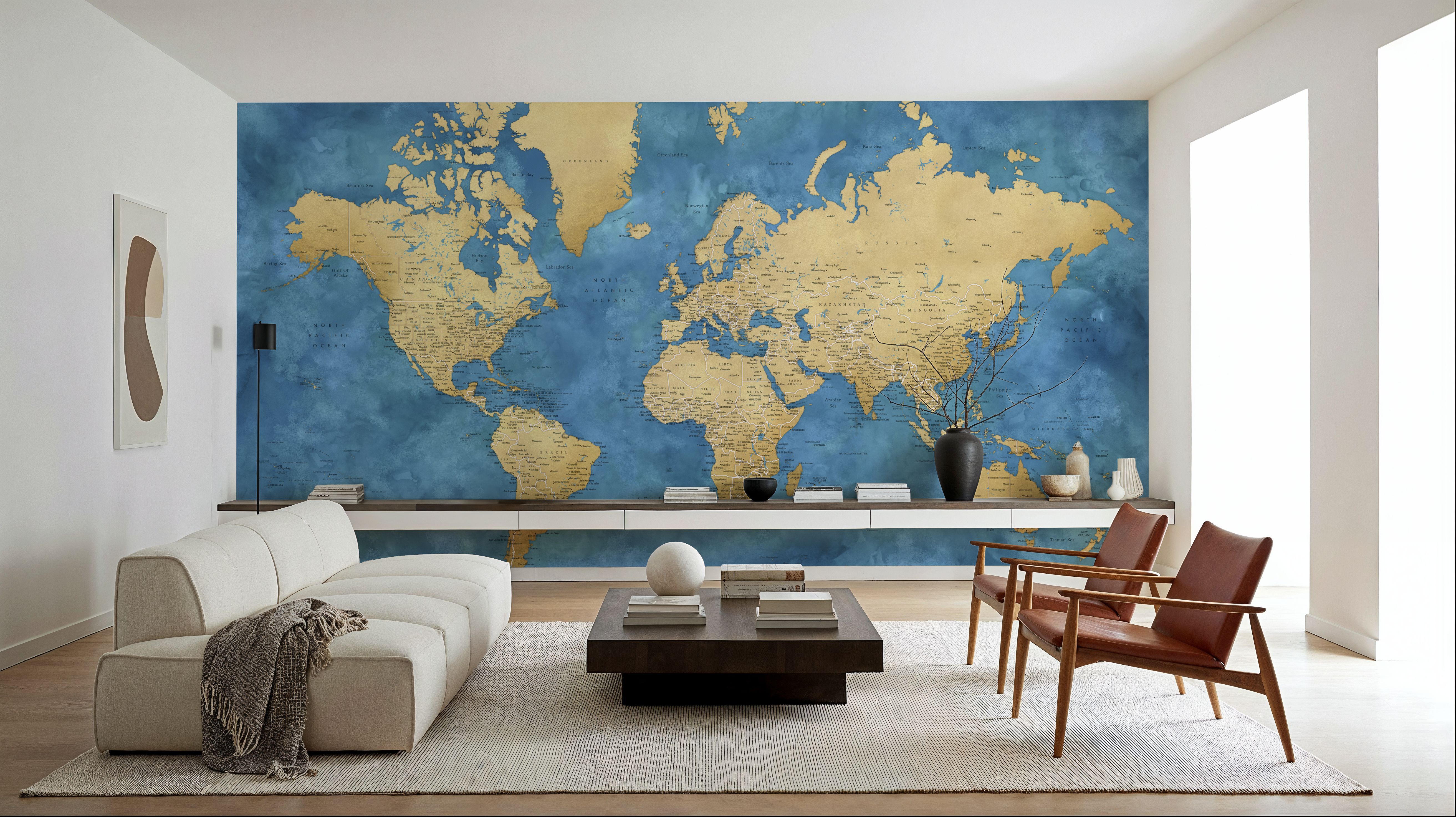 World Map Cities - Ernest