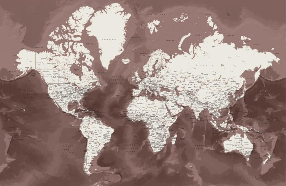 World Map Cities - Hikmat
