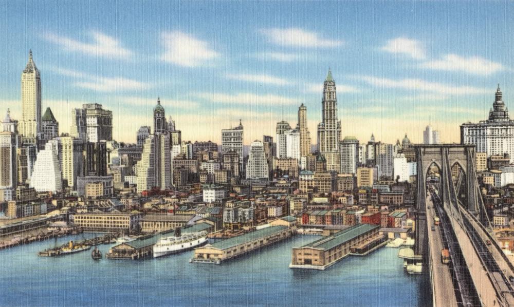 Greetings from Brooklyn - Screenprint Postcard