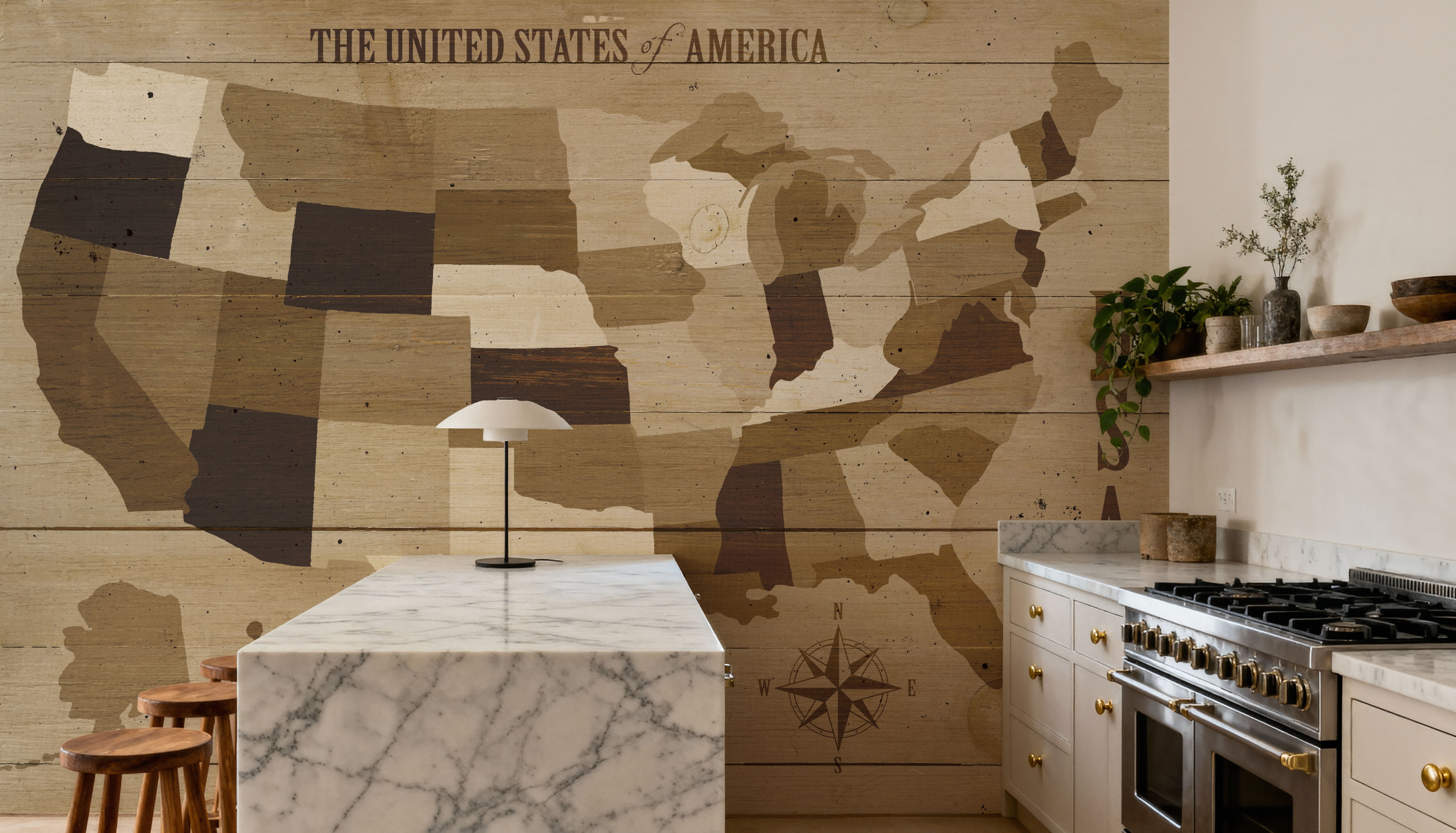 USA Modern Vintage Wood
