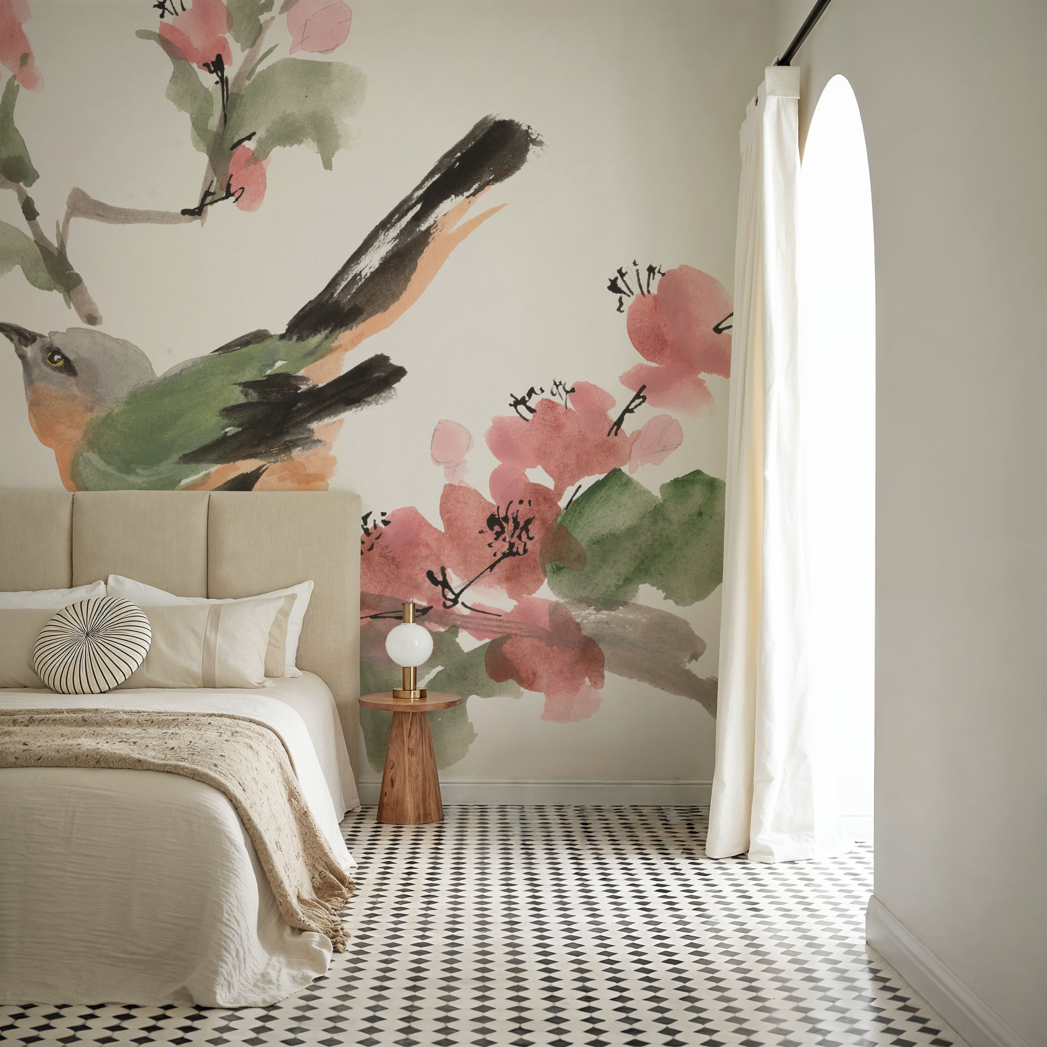Bird and Blossoms IV