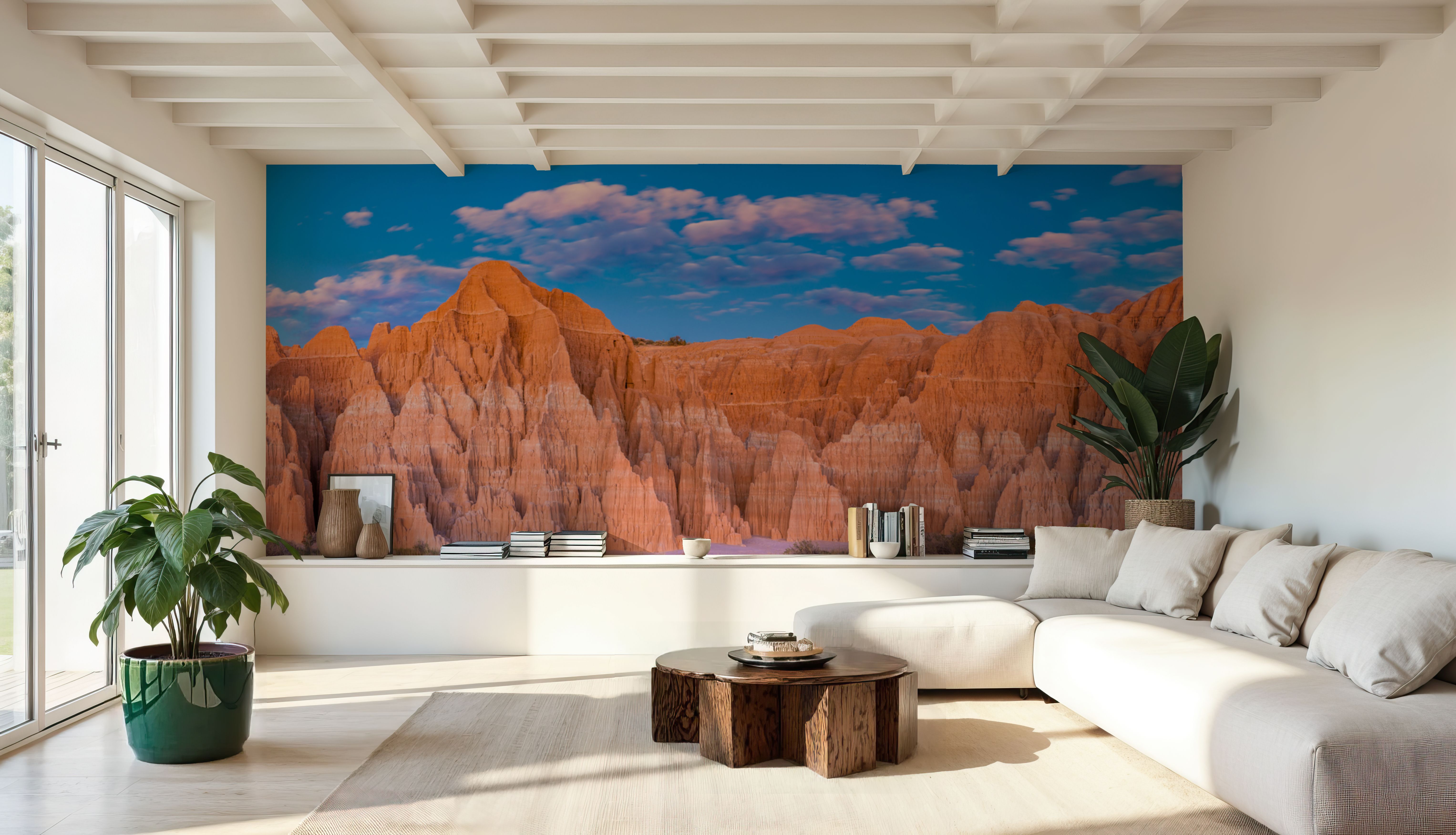 Cathedral Gorge Panorama, Wallpaper