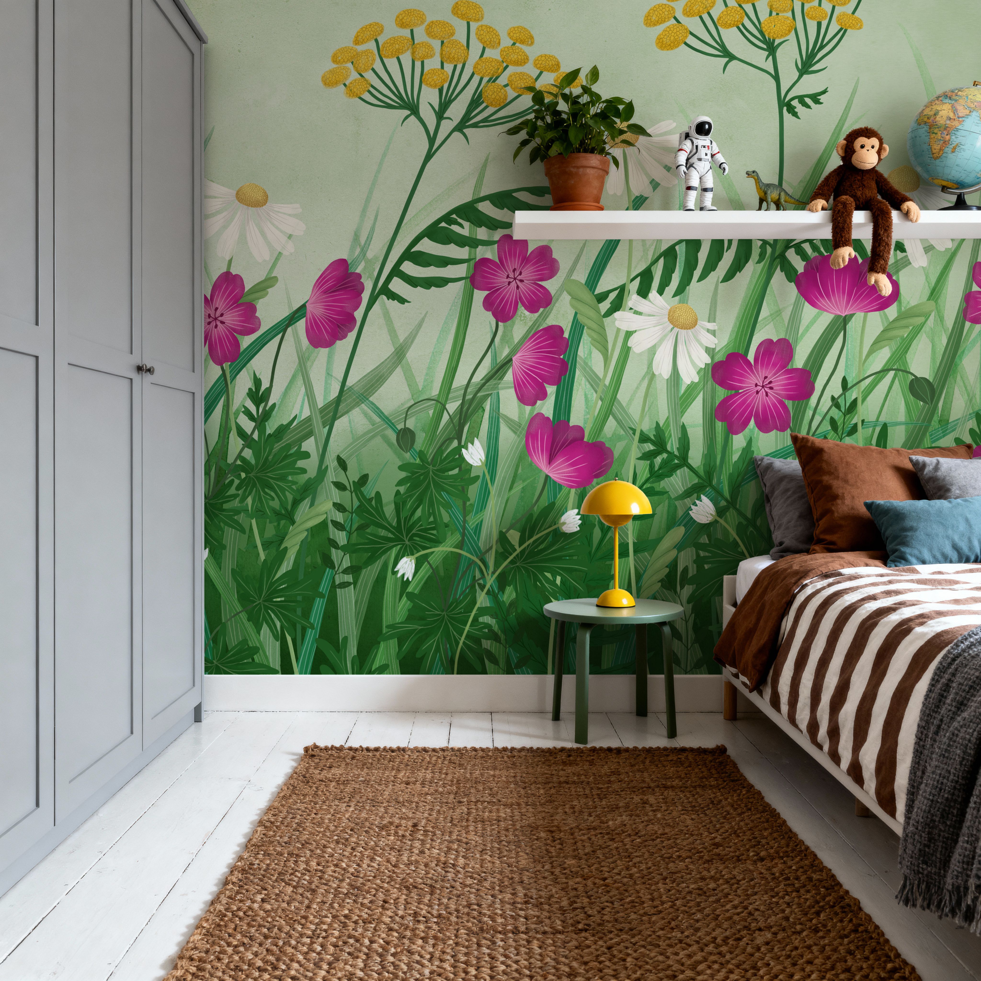 Geranium Meadow, Green