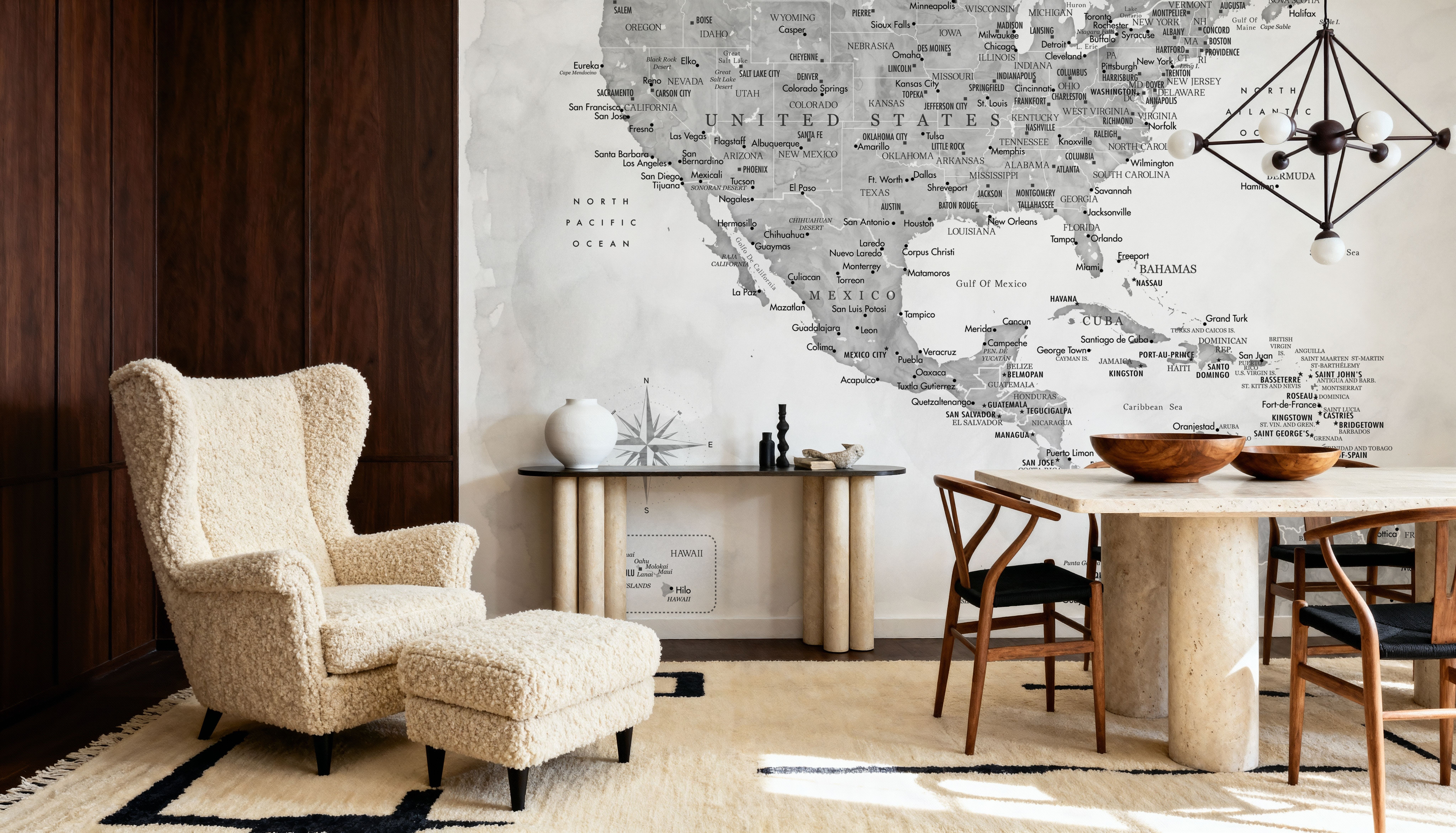 US Mexico Caribbean Map - Jimmy Wash