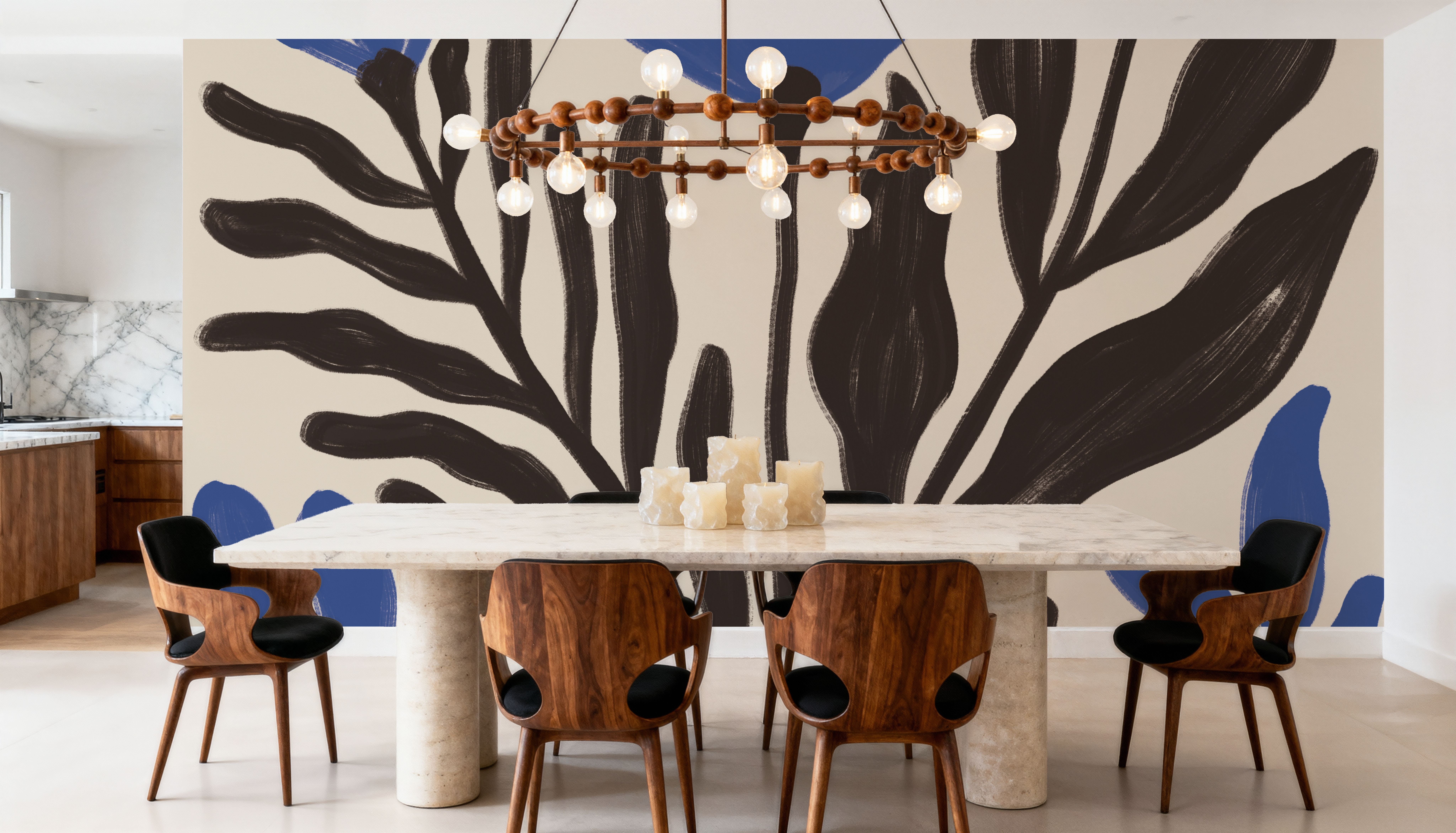 Simple Petals II Blue