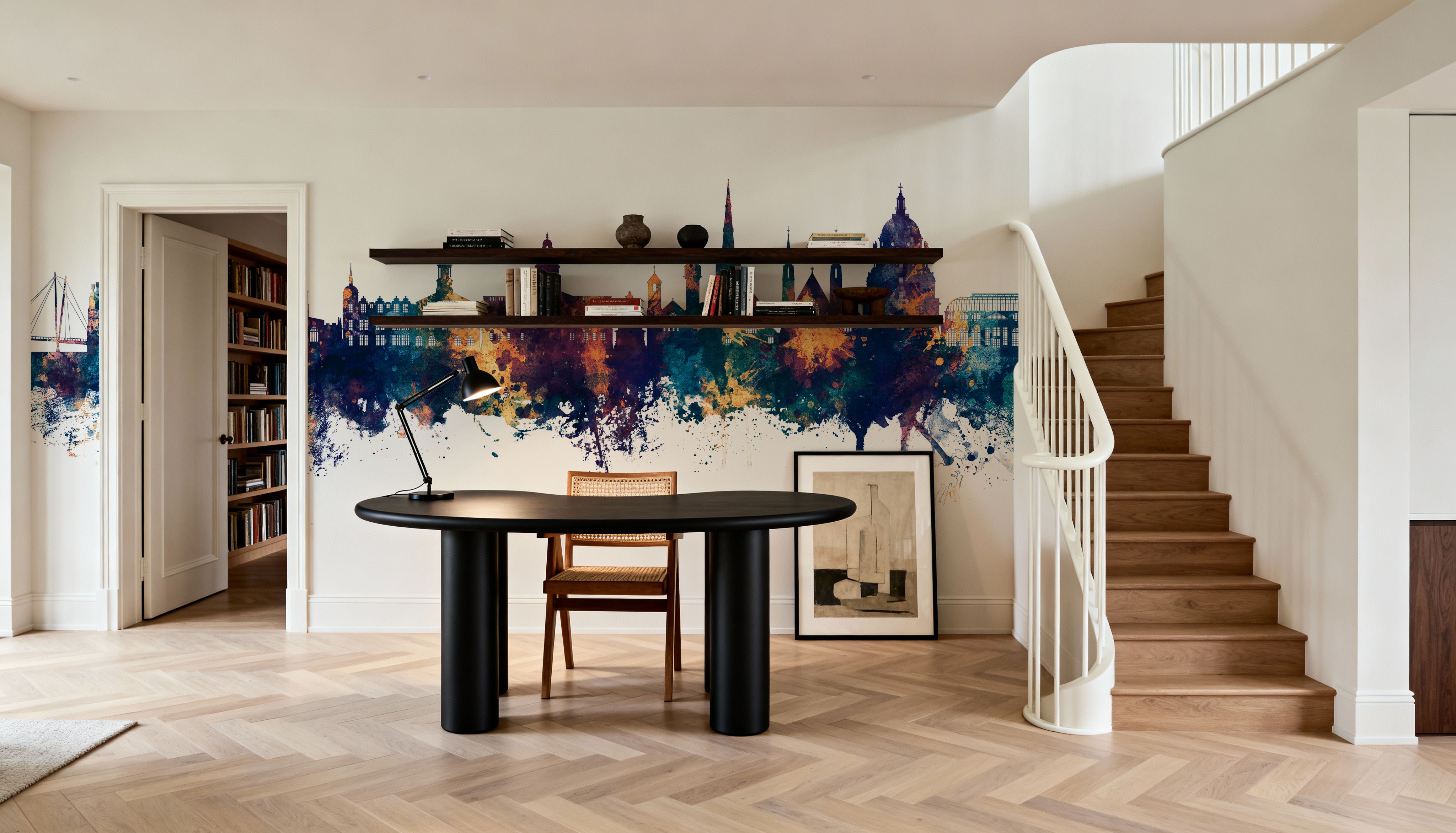 Lancaster England Skyline Blue & Bronze