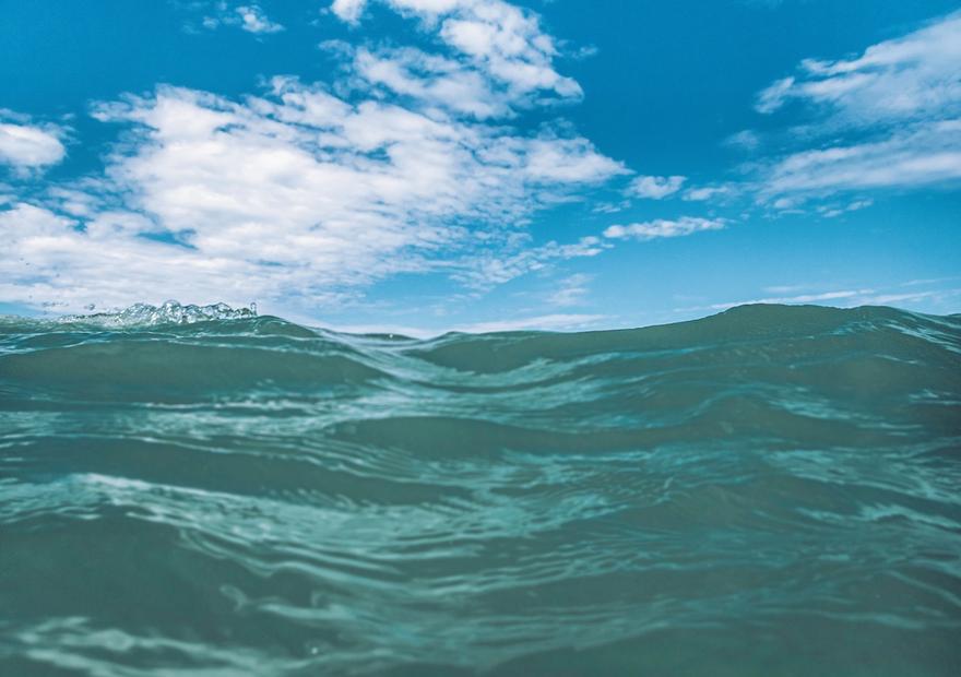Floating in the Ocean
