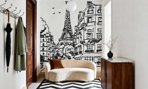Paris Scene Sketch I