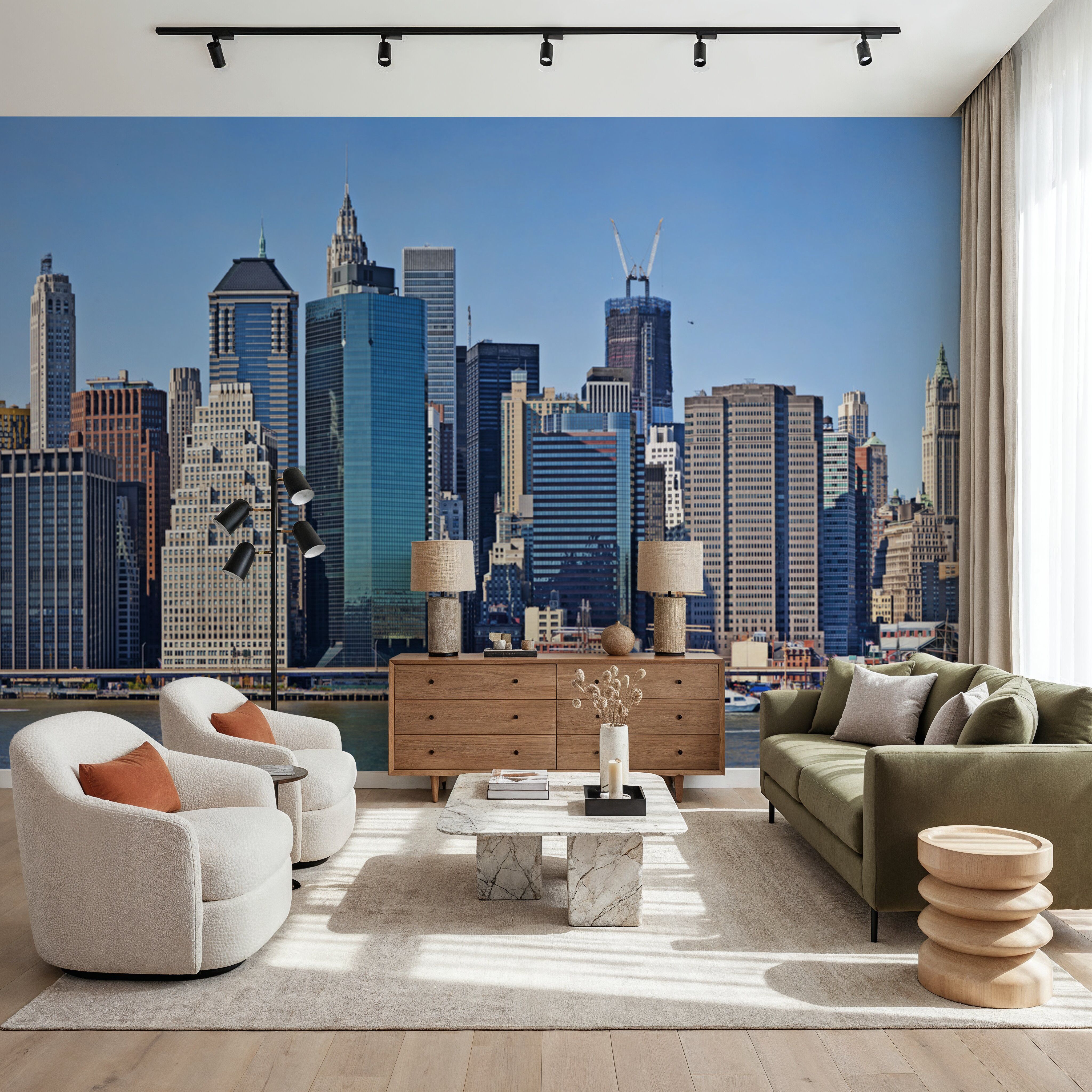 Urban Waterfront Panorama