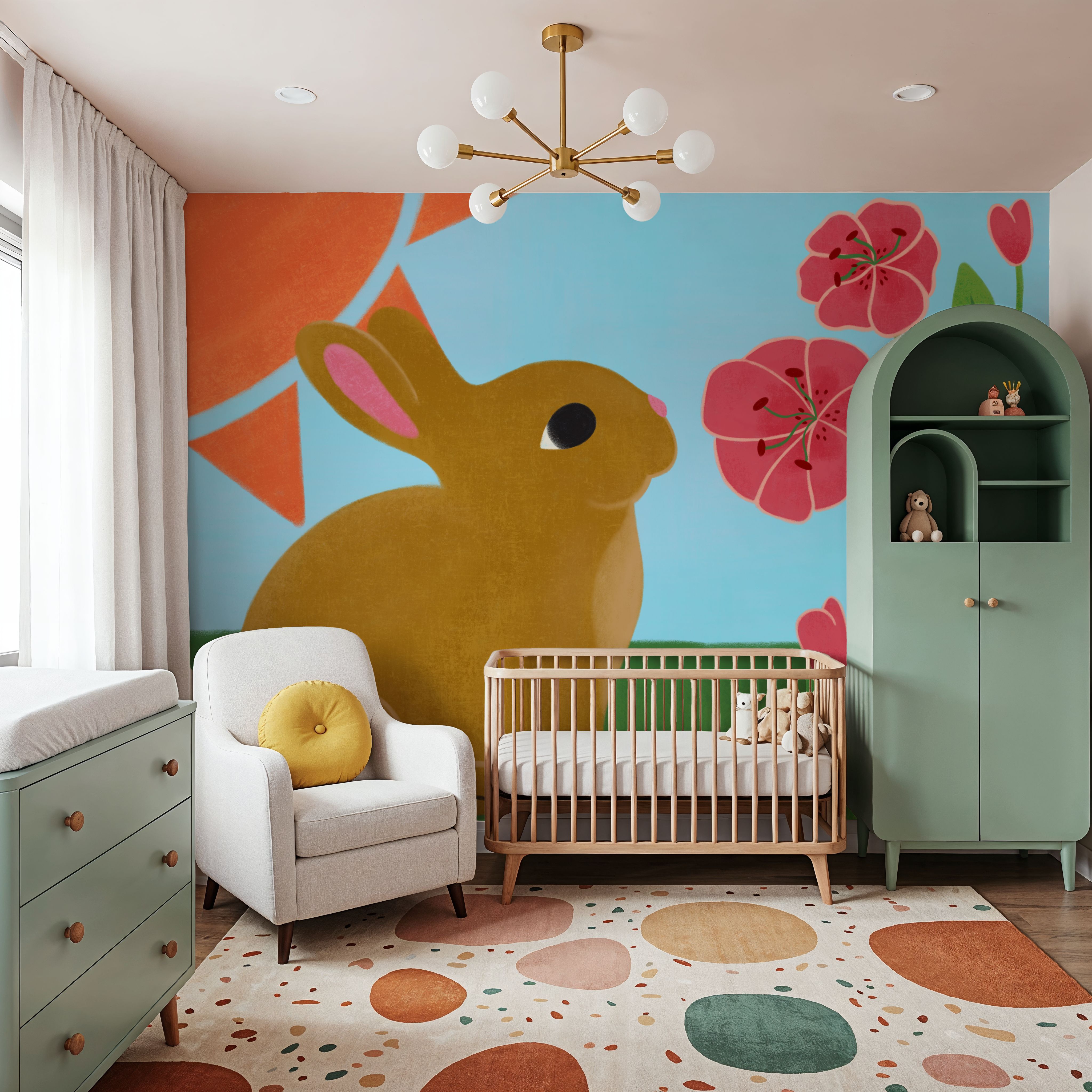 Retro Spring Bunny