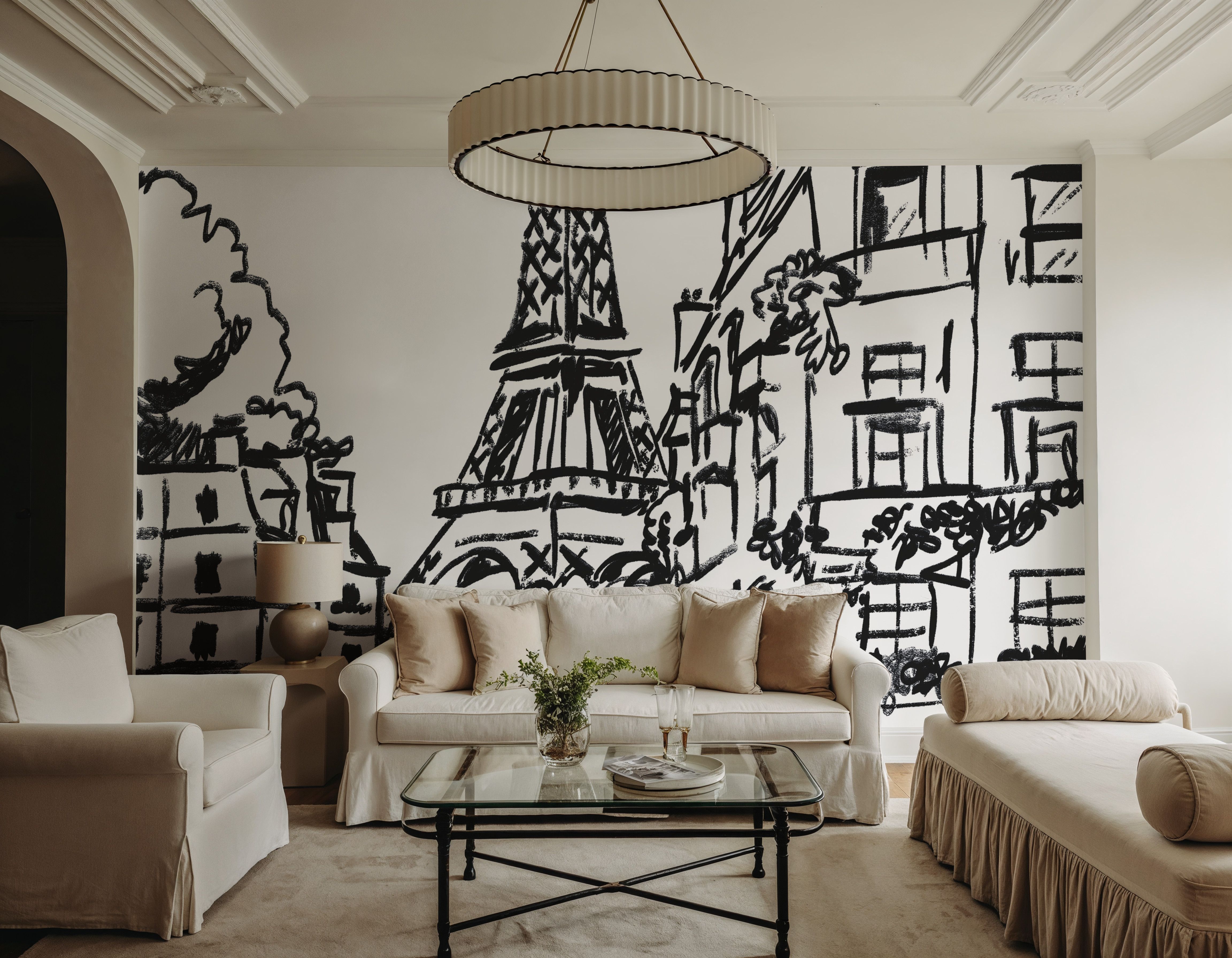 Paris Scene Sketch I