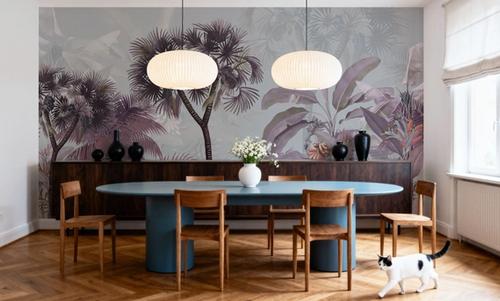 Tropical Forest Strolls Blue