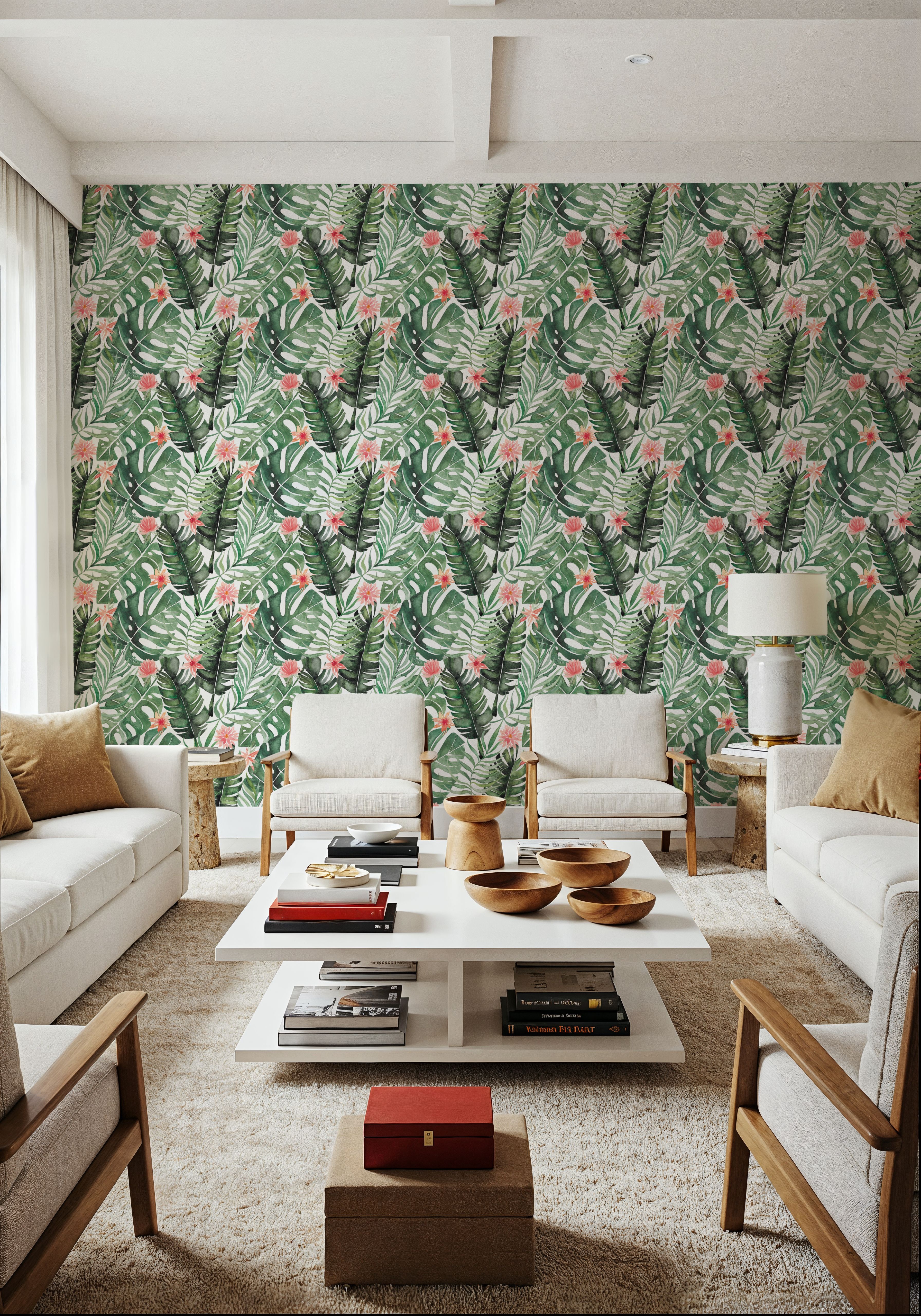 Paradise Foliage, Papier peint