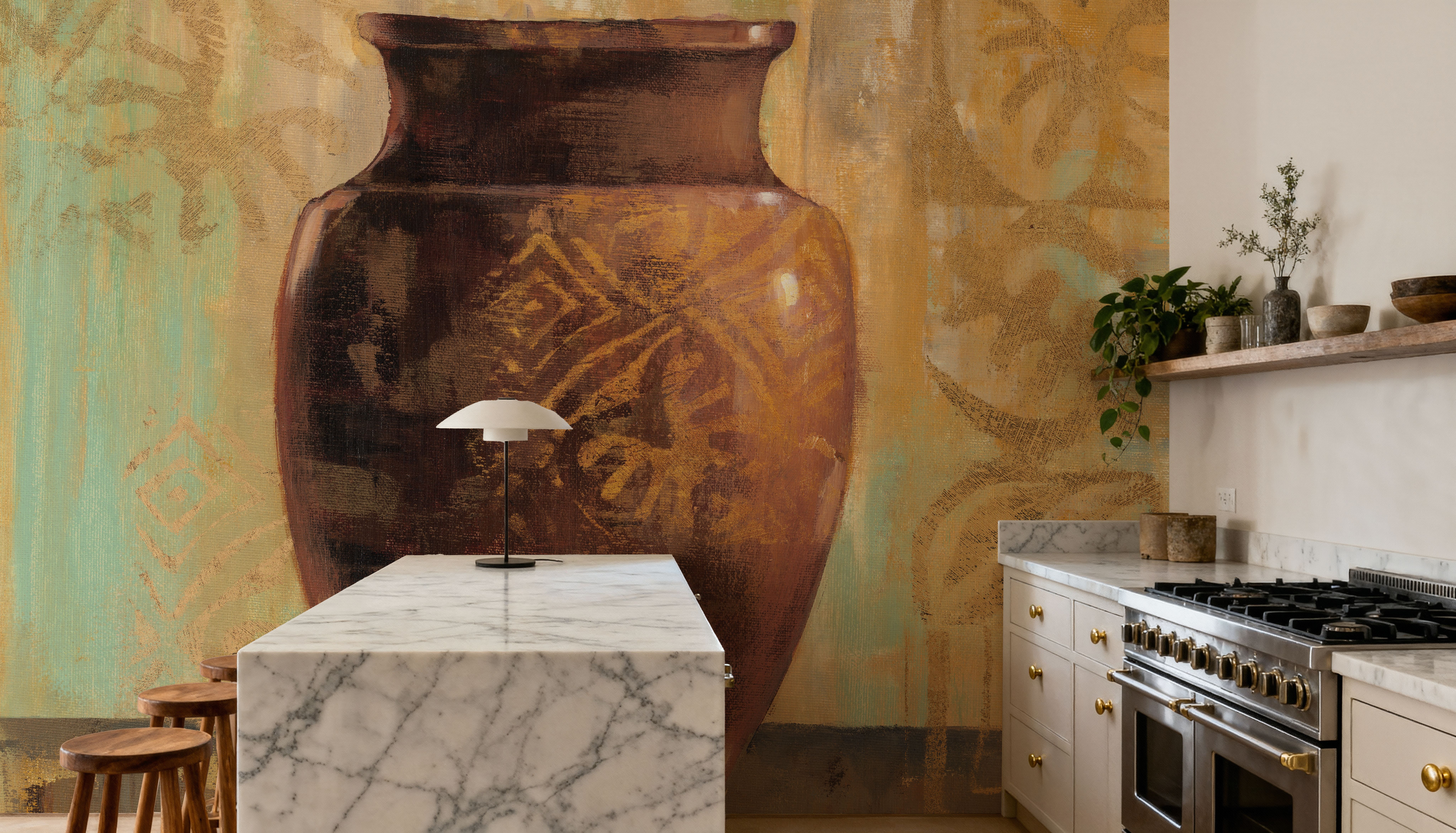 Glazed Pot II Decorative Accents