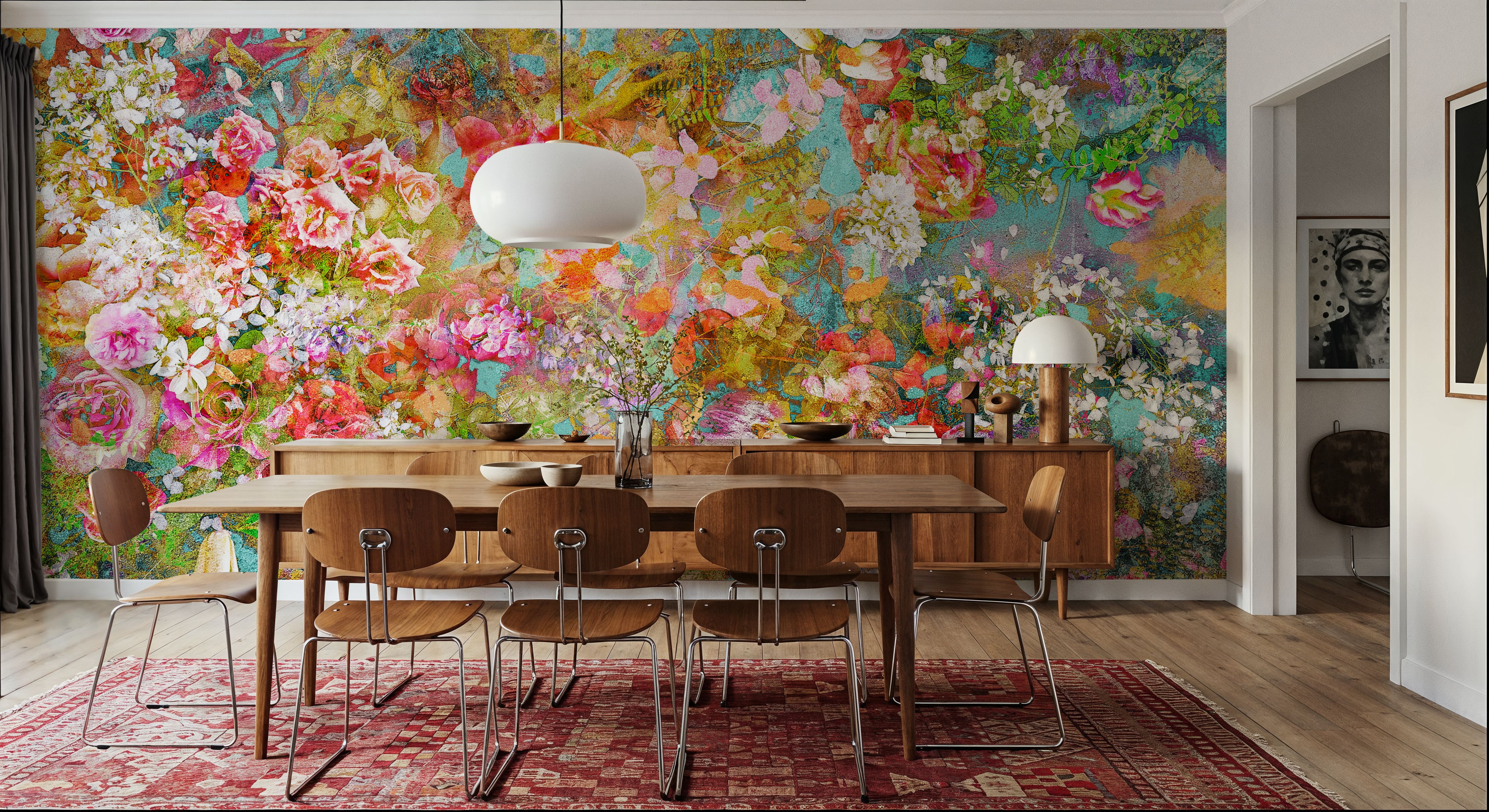 Pastel Floral Fresco