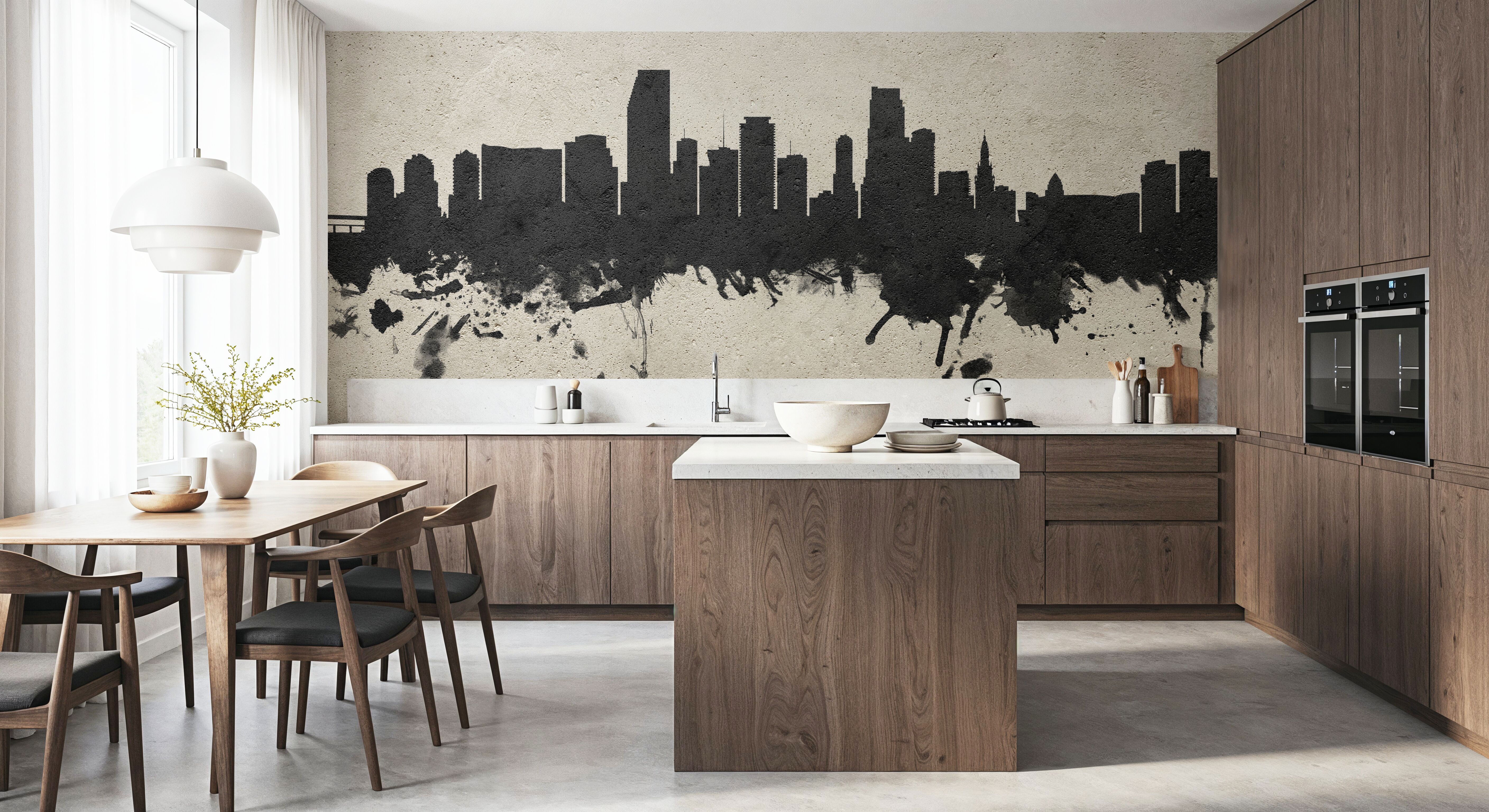 Miami Florida Skyline Concrete