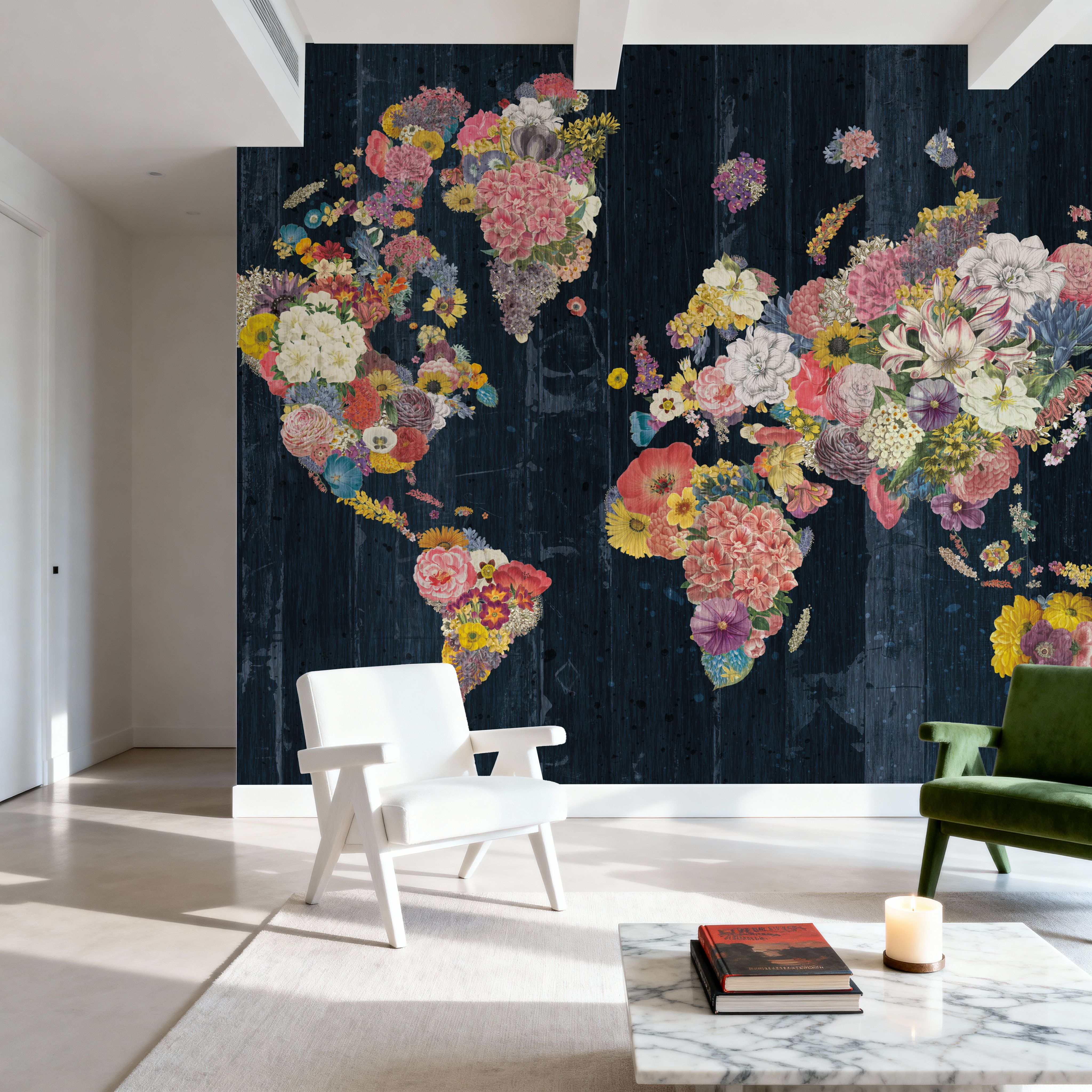 Botanical Floral Map