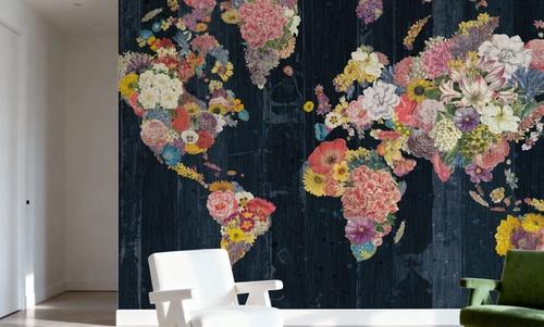 Botanical Floral Map