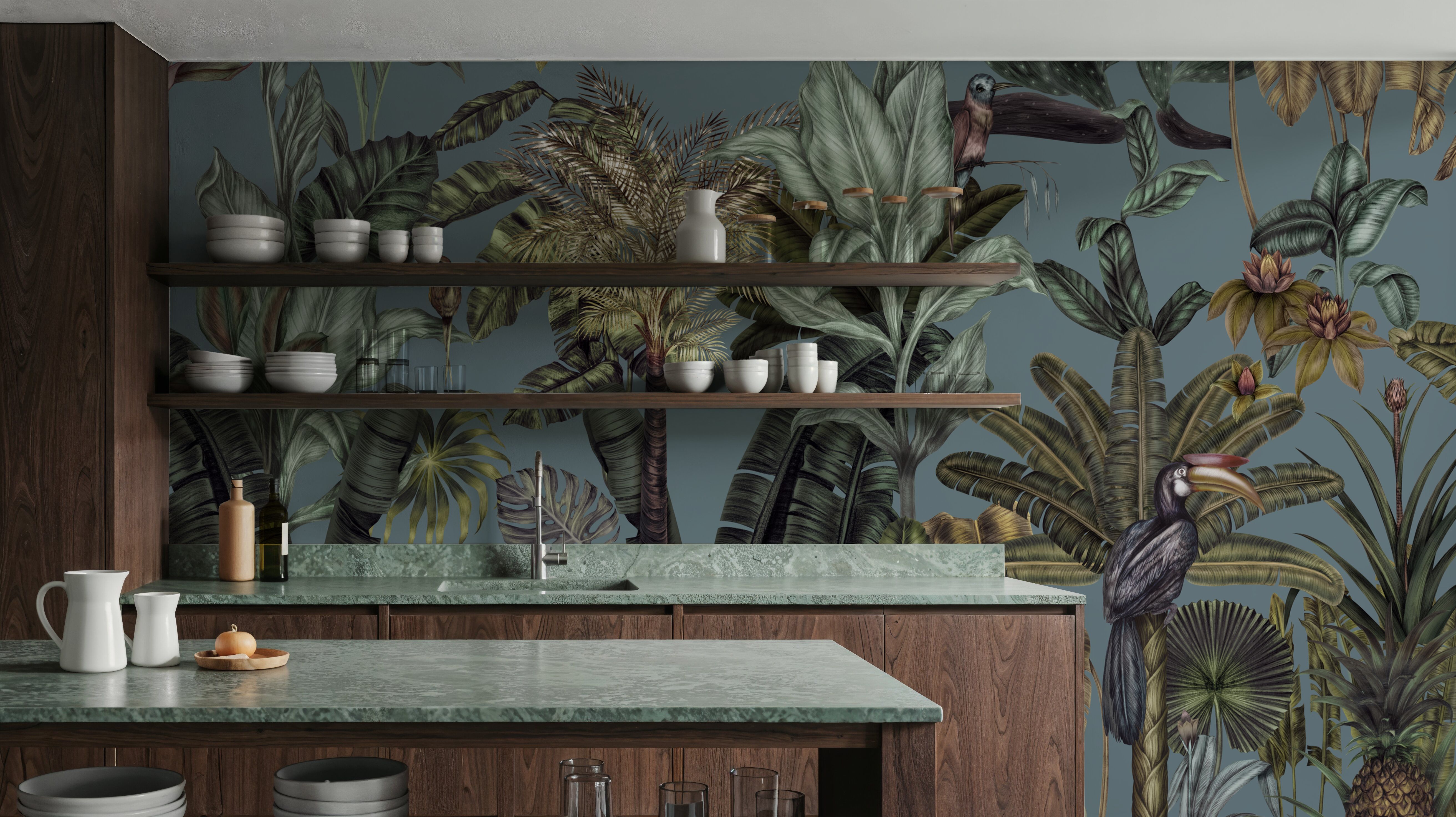 Tropical Wonderland, French Blue