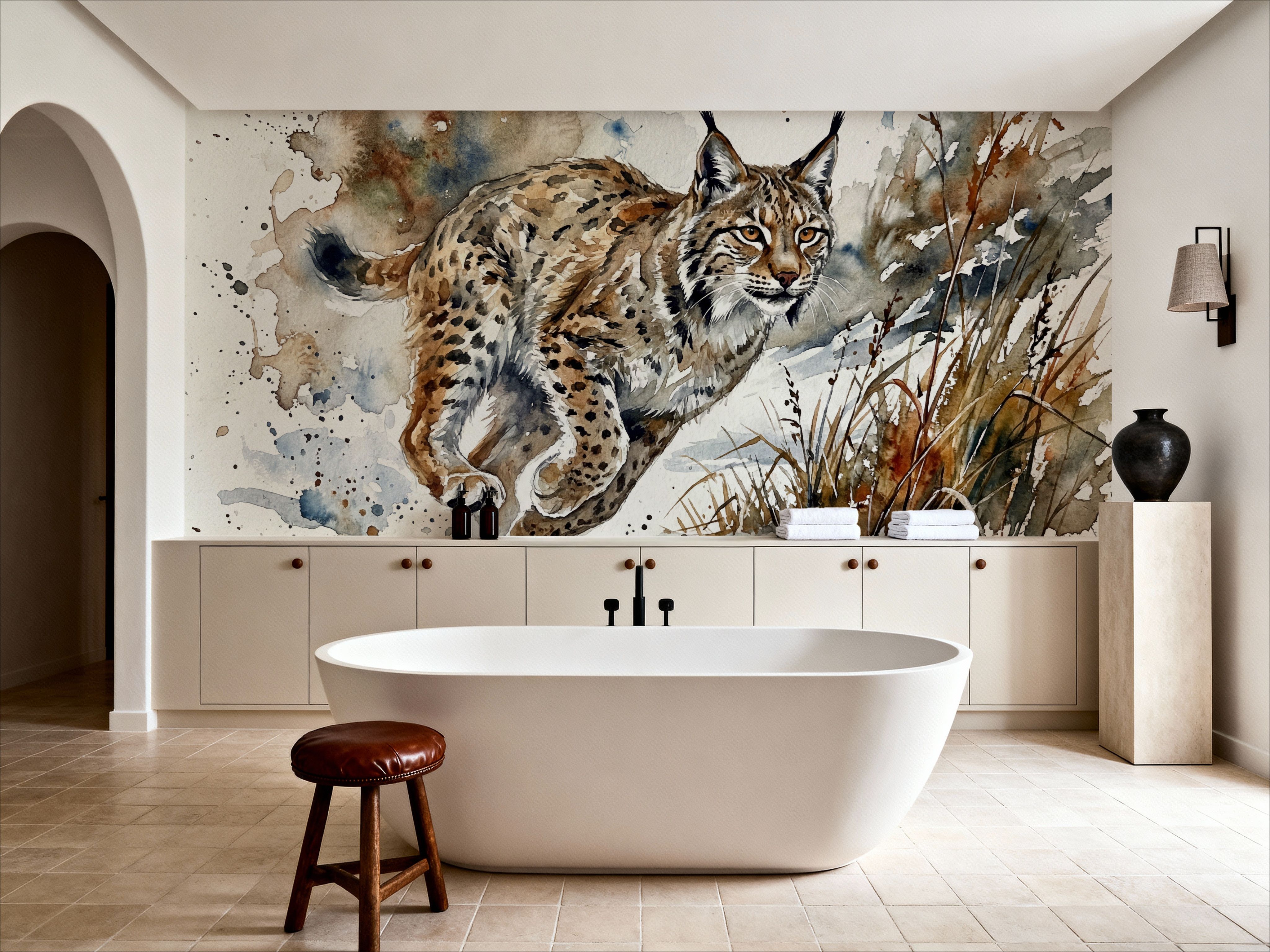 Lynx - Watercolor Predators Series